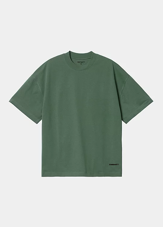 Carhartt WIP Short Sleeve Link Script T-Shirt em Verde