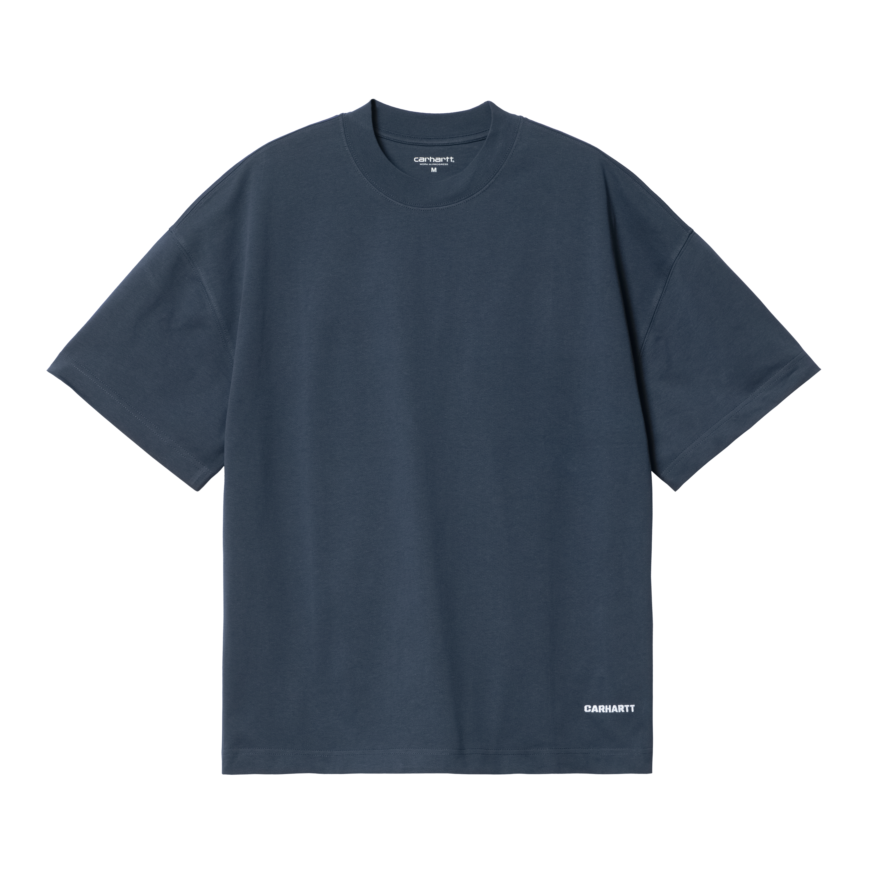 Carhartt WIP Short Sleeve Link Script T-Shirt in Blau