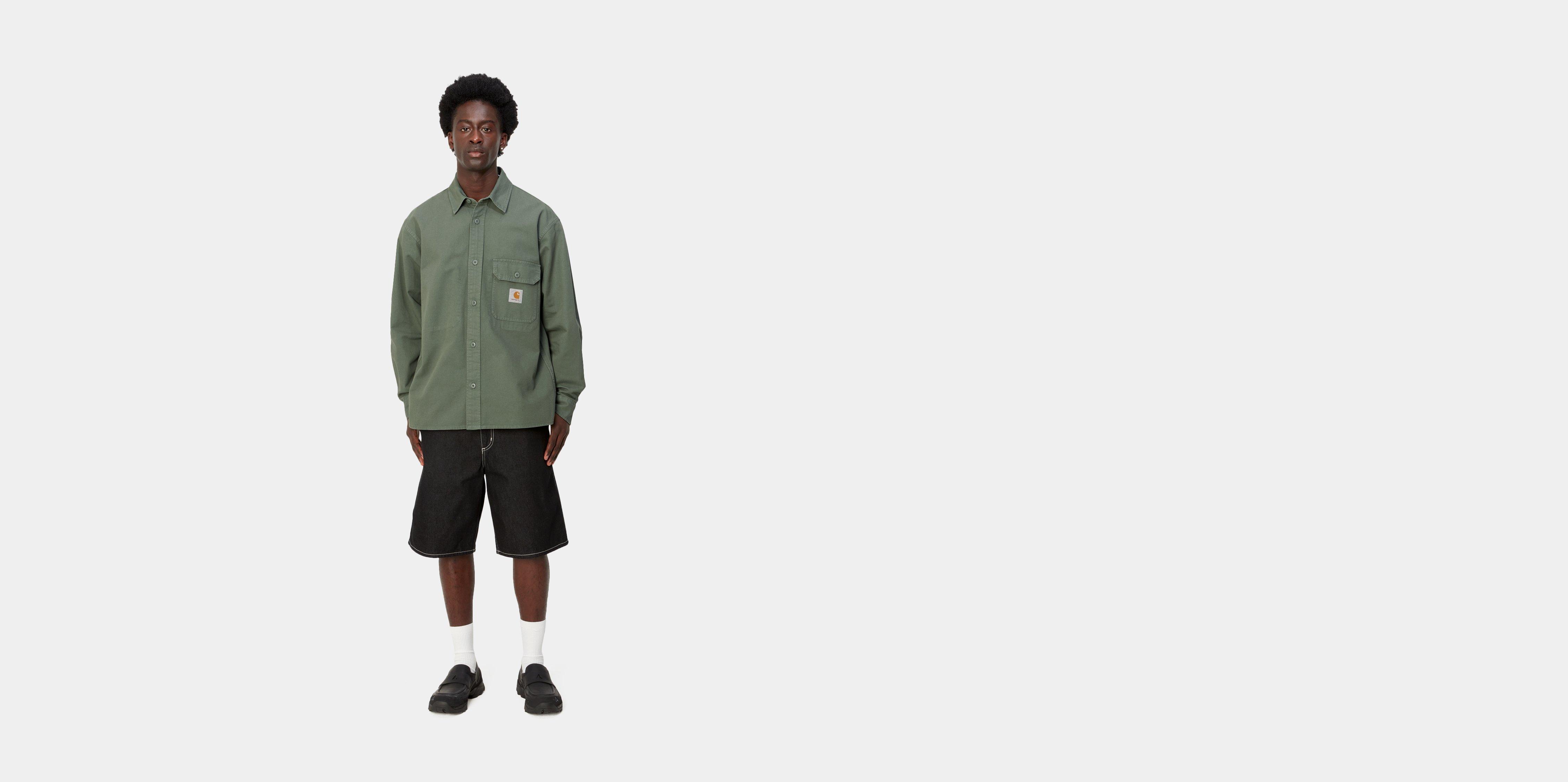 Carhartt カーハート RENO SHIRT JAC シャツ オリーブ L Carhartt WIP Reno Shirt Jac, Park | Official Online Store