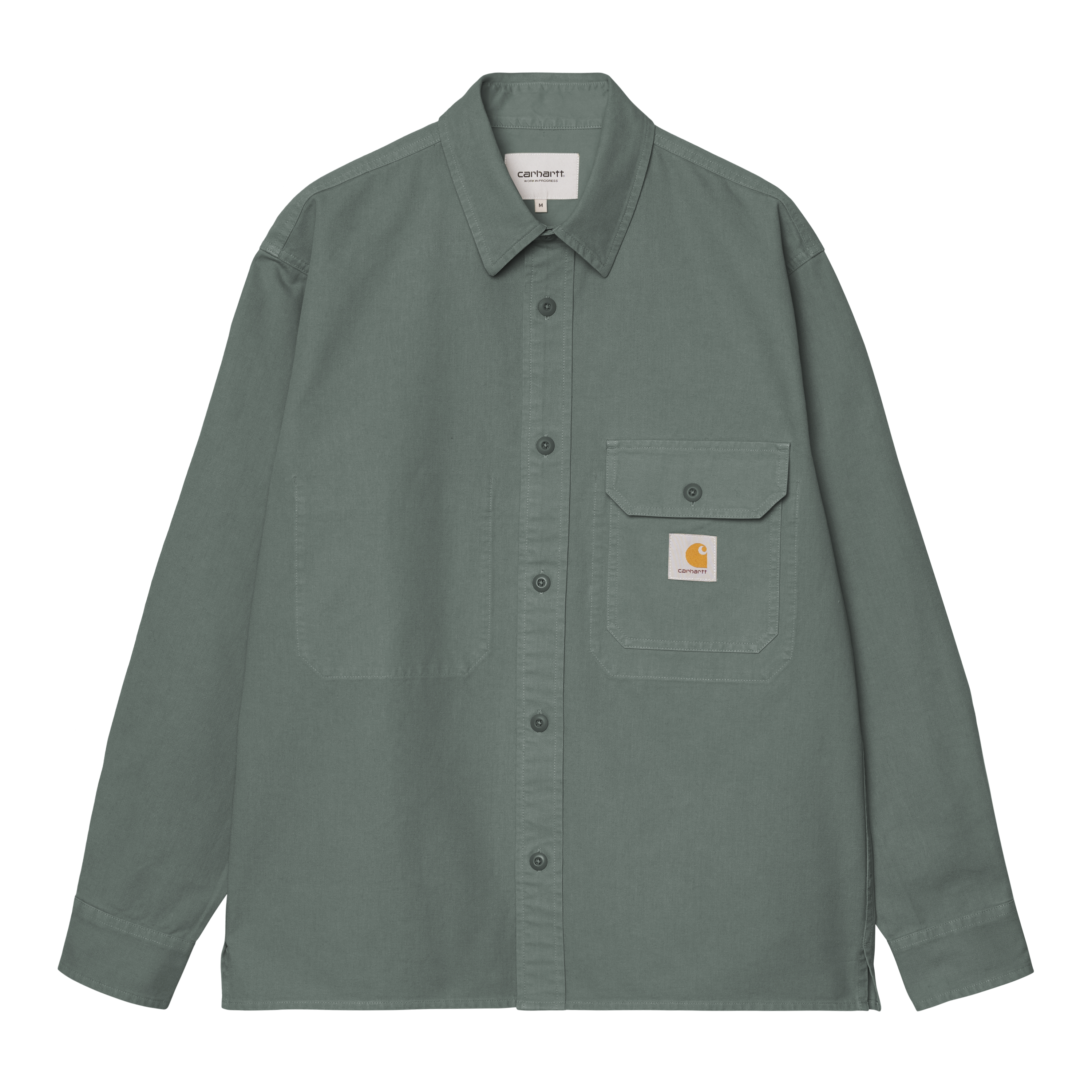 Carhartt オリーブグリーン カバーオールRENO SHIRT JAC I031447_3GD_XX-ST-01?$
