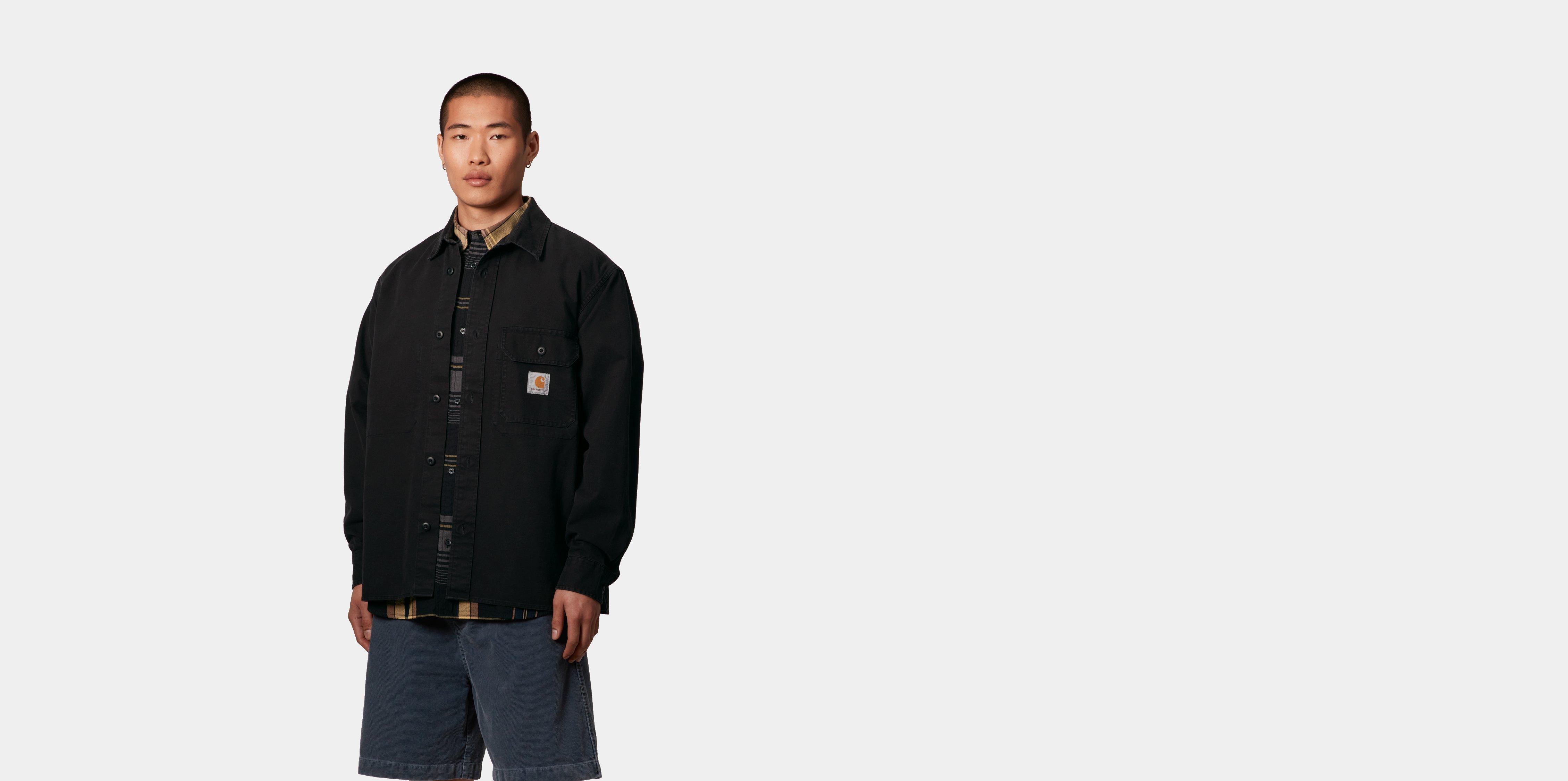 CARHARTT WIP RENO SHIRT カーハート ワークシャツ レノ Carhartt WIP - Reno Shirt Jacket in Black – gravitypope