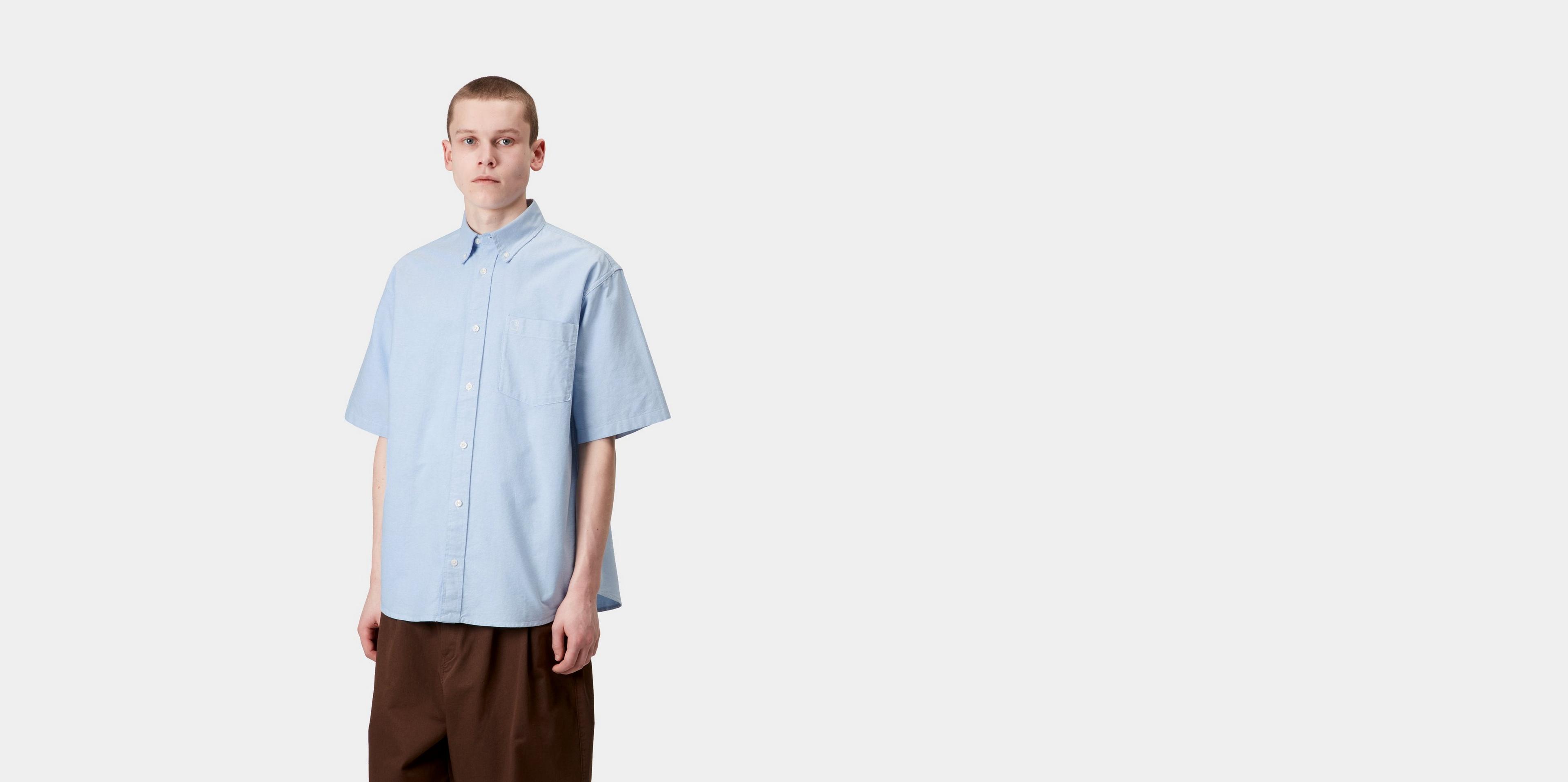 Carhartt WIP S/S Braxton Shirt, Bleach / Wax | Official