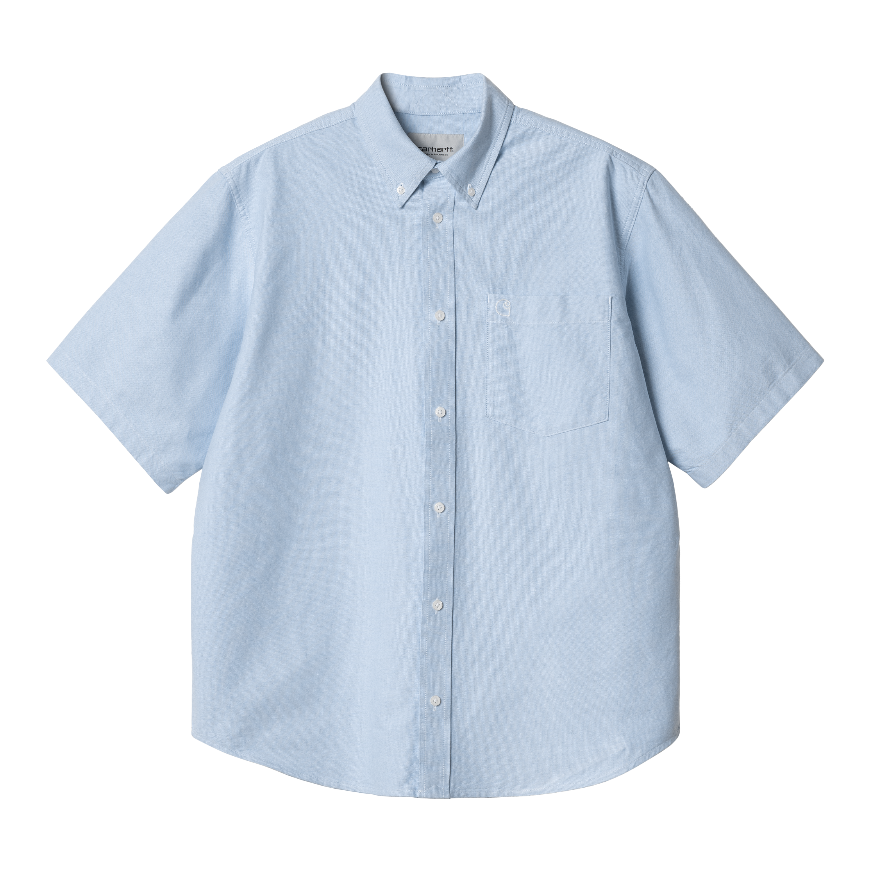 Carhartt WIP Short Sleeve Braxton Shirt in Blau