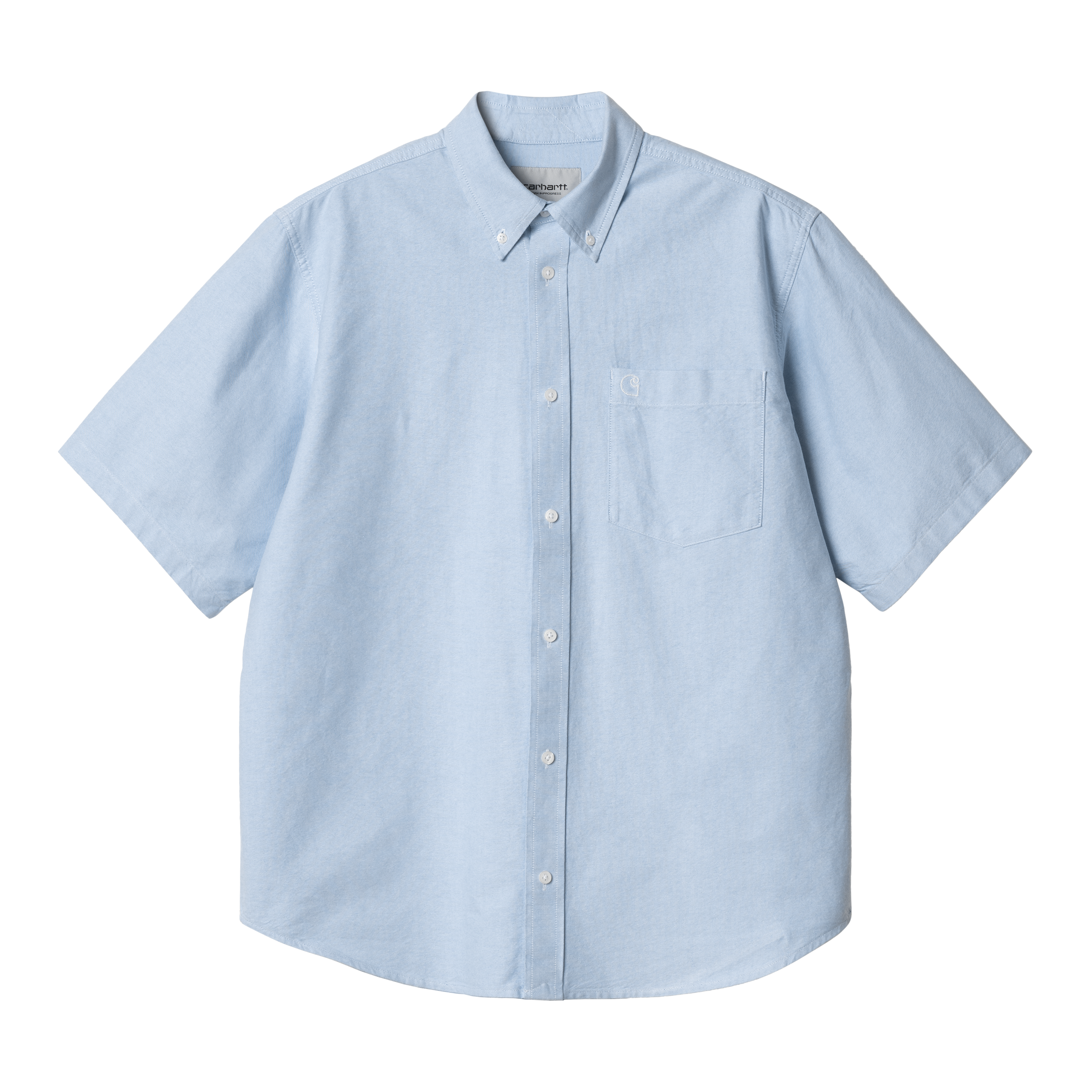 Carhartt WIP Short Sleeve Braxton Shirt en Azul