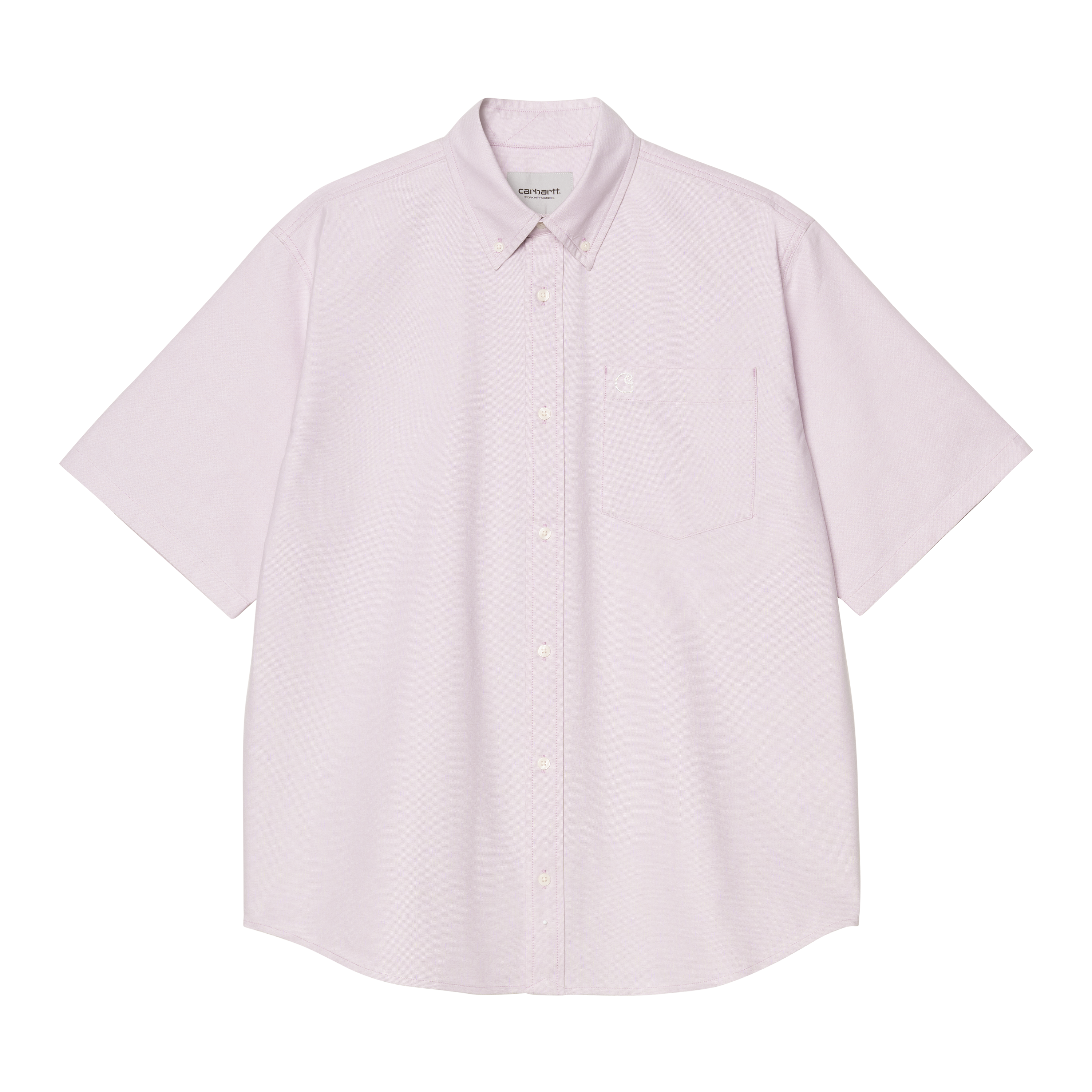 Carhartt WIP S/S Braxton Shirt Gentle Purple / Wax | S | Men