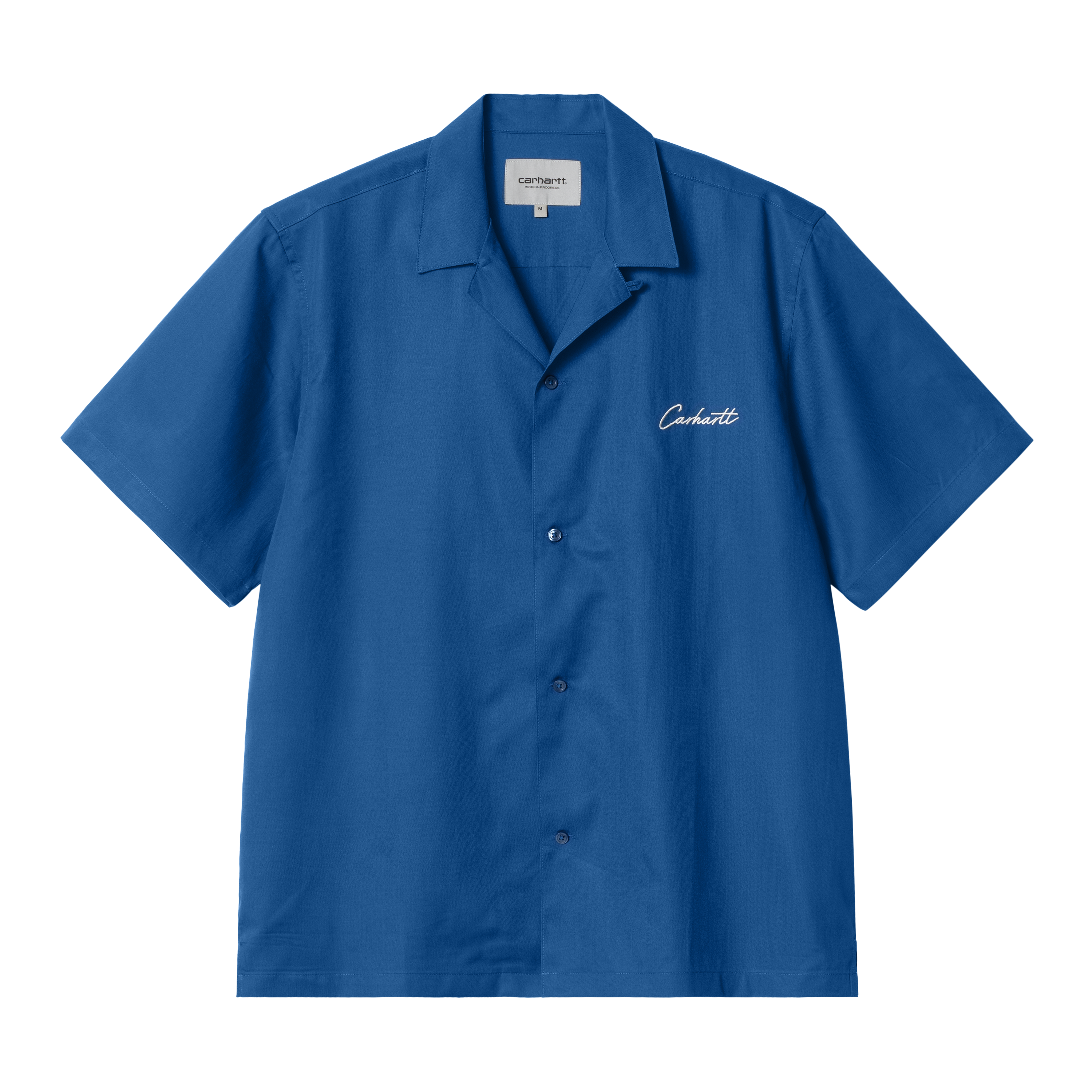 Carhartt WIP Short Sleeve Delray Shirt in Blue
