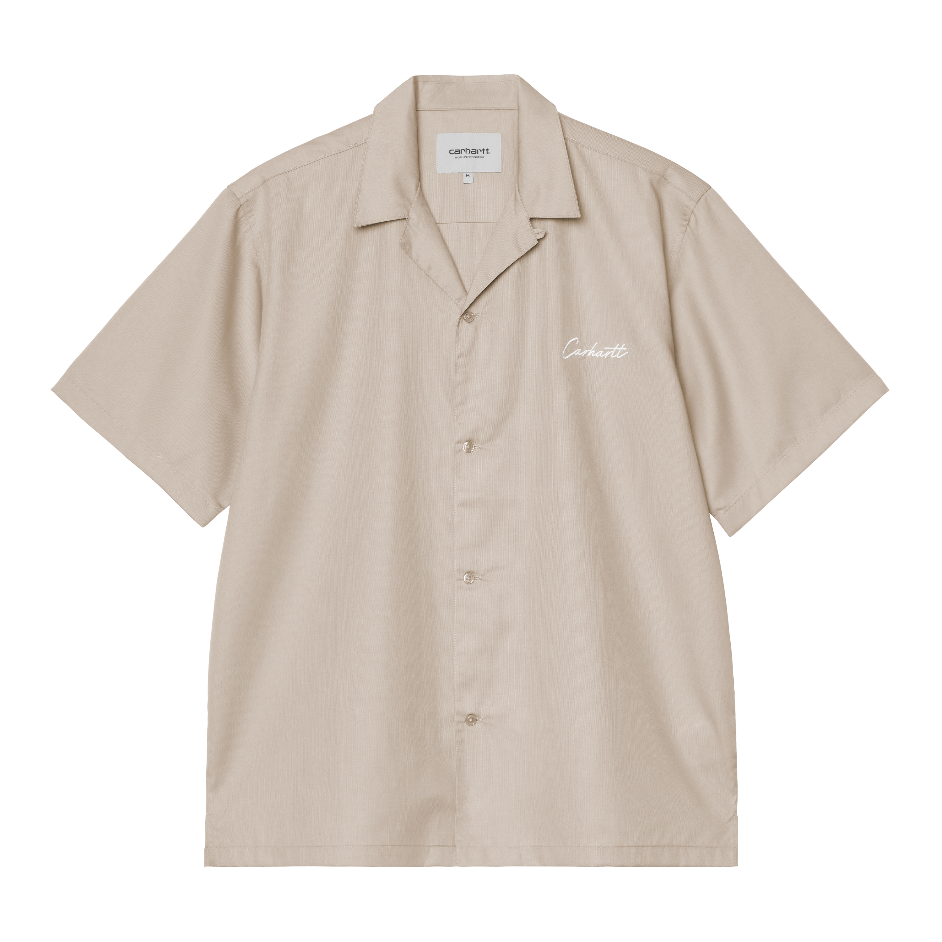 Carhartt WIP S/S Delray Shirt, Fleur de Sel / White