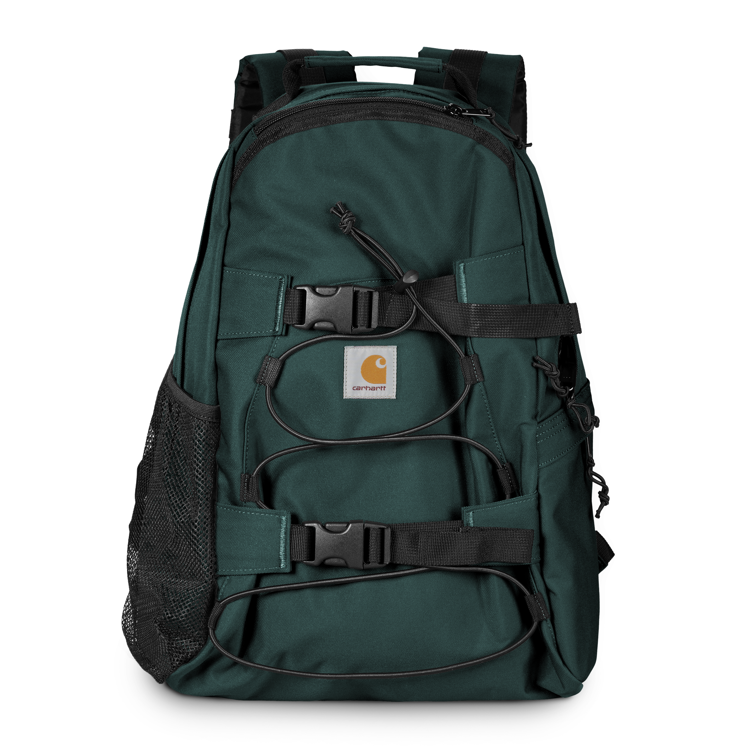 Carhartt ROCKLOOP BACKPACK ブラック Carhartt WIP logo-patch zip-up Backpack | Black | FARFETCH