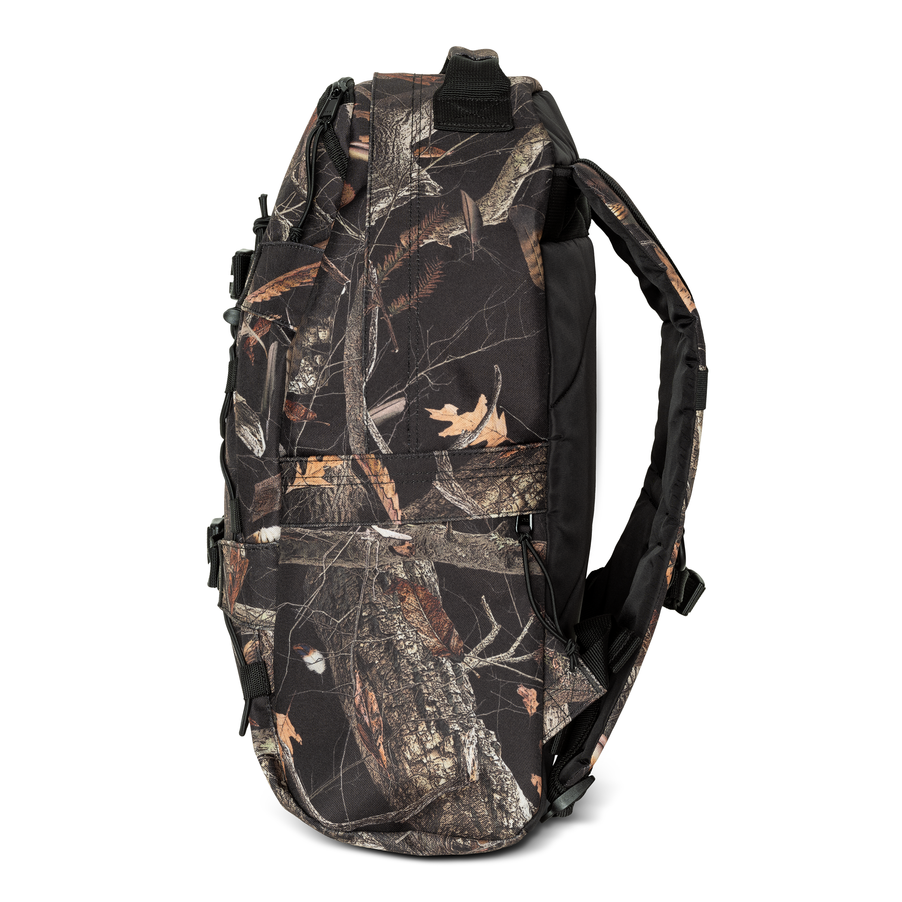 Carhartt WIP Kickflip Backpack, Camo Feather Tree, Black