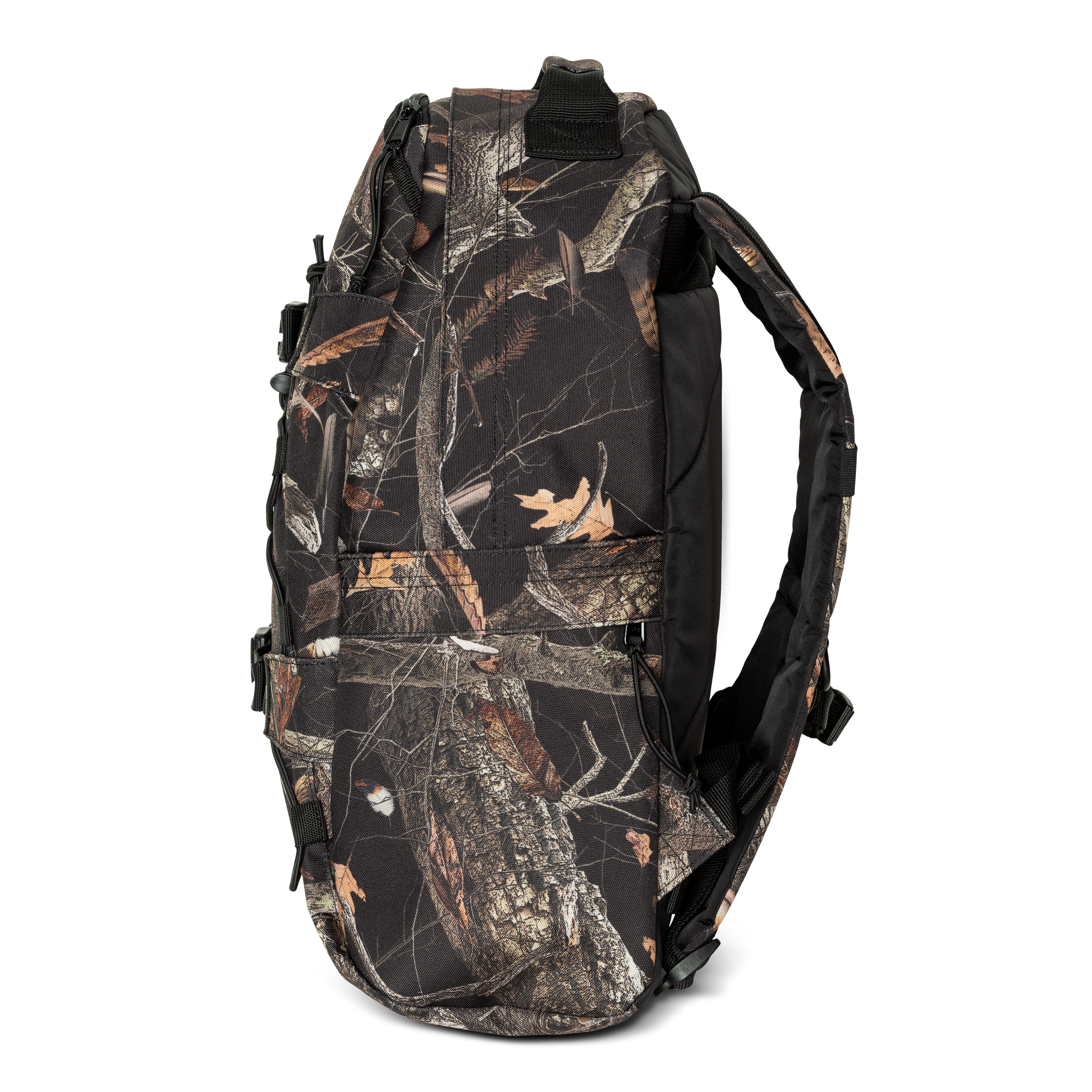 Carhartt WIP Kickflip Backpack, Camo Feather Tree, Black