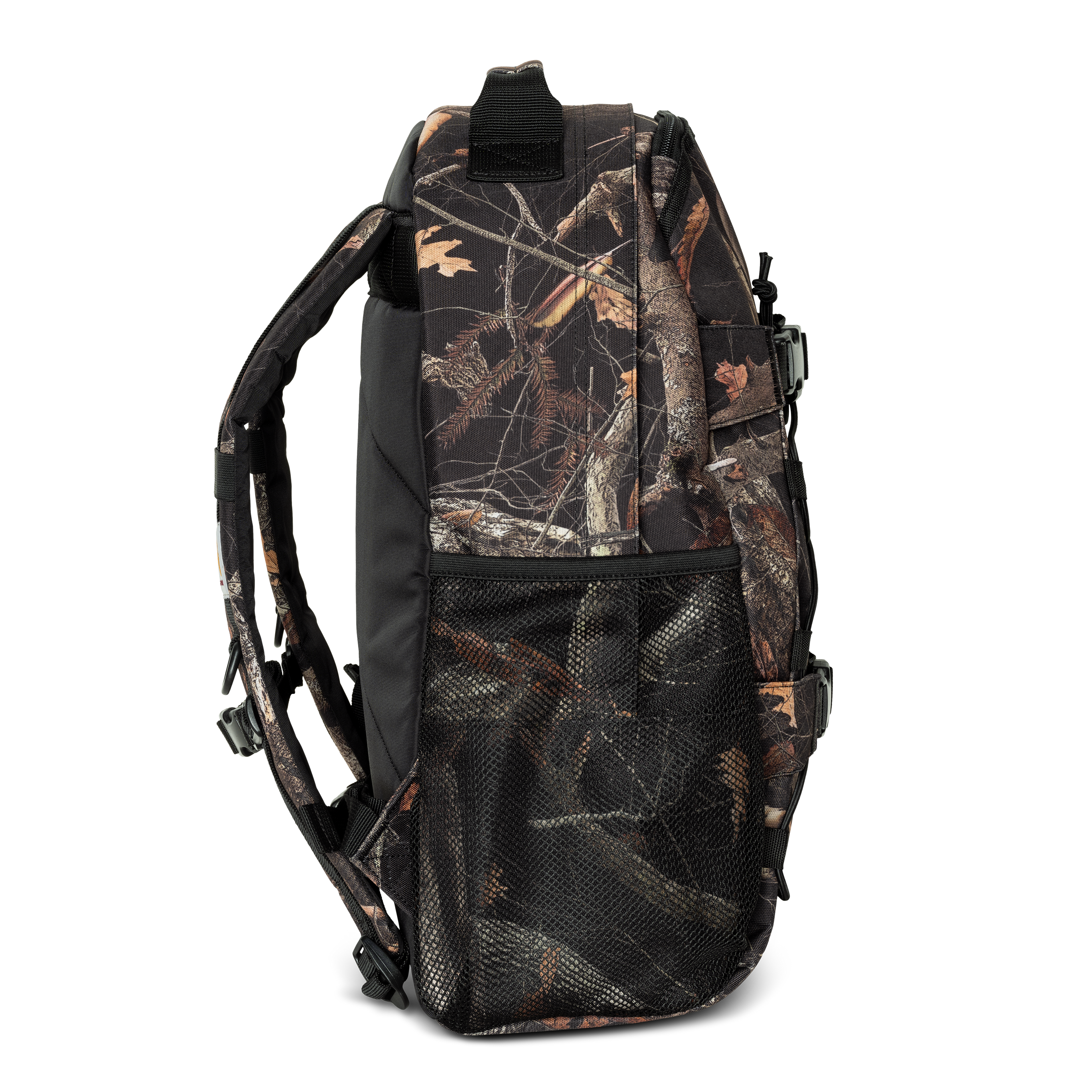 Carhartt WIP Kickflip Backpack, Camo Feather Tree, Black
