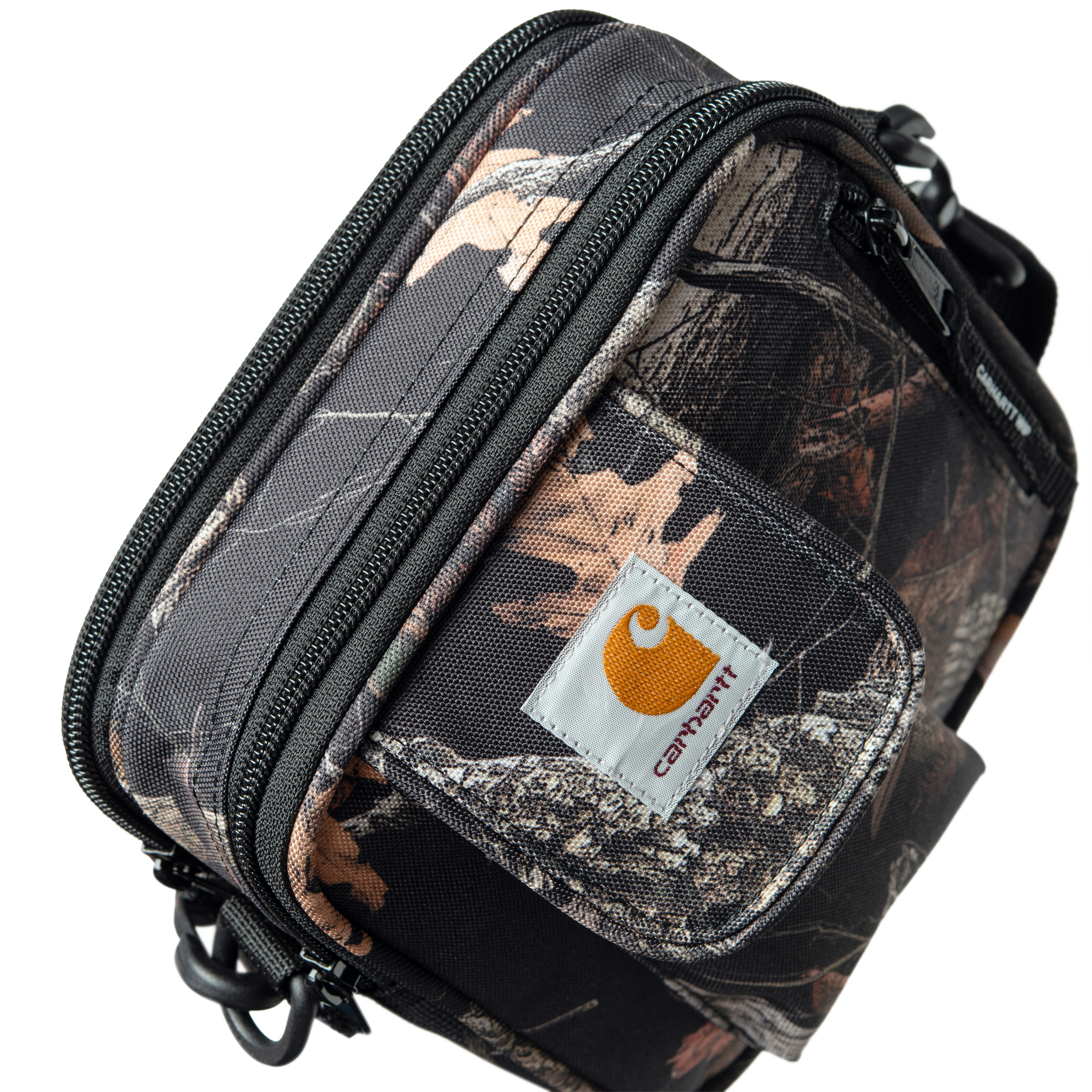 Carhartt WIP Essentials Bag, Small, Camo Feather Tree, Black