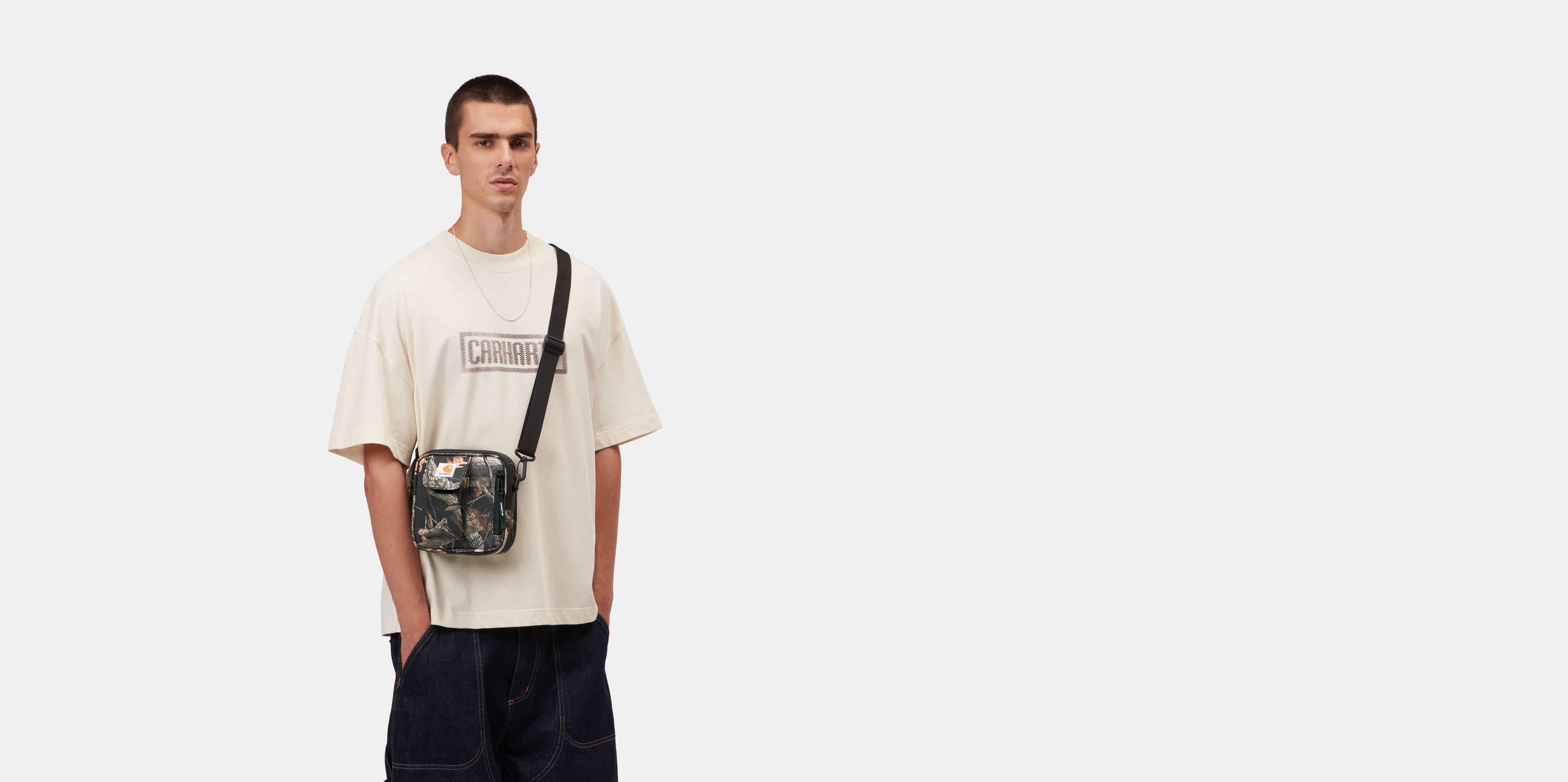 Carhartt WIP Essentials Bag, Small Camo Feather Tree, Black | multicolor|black|camo