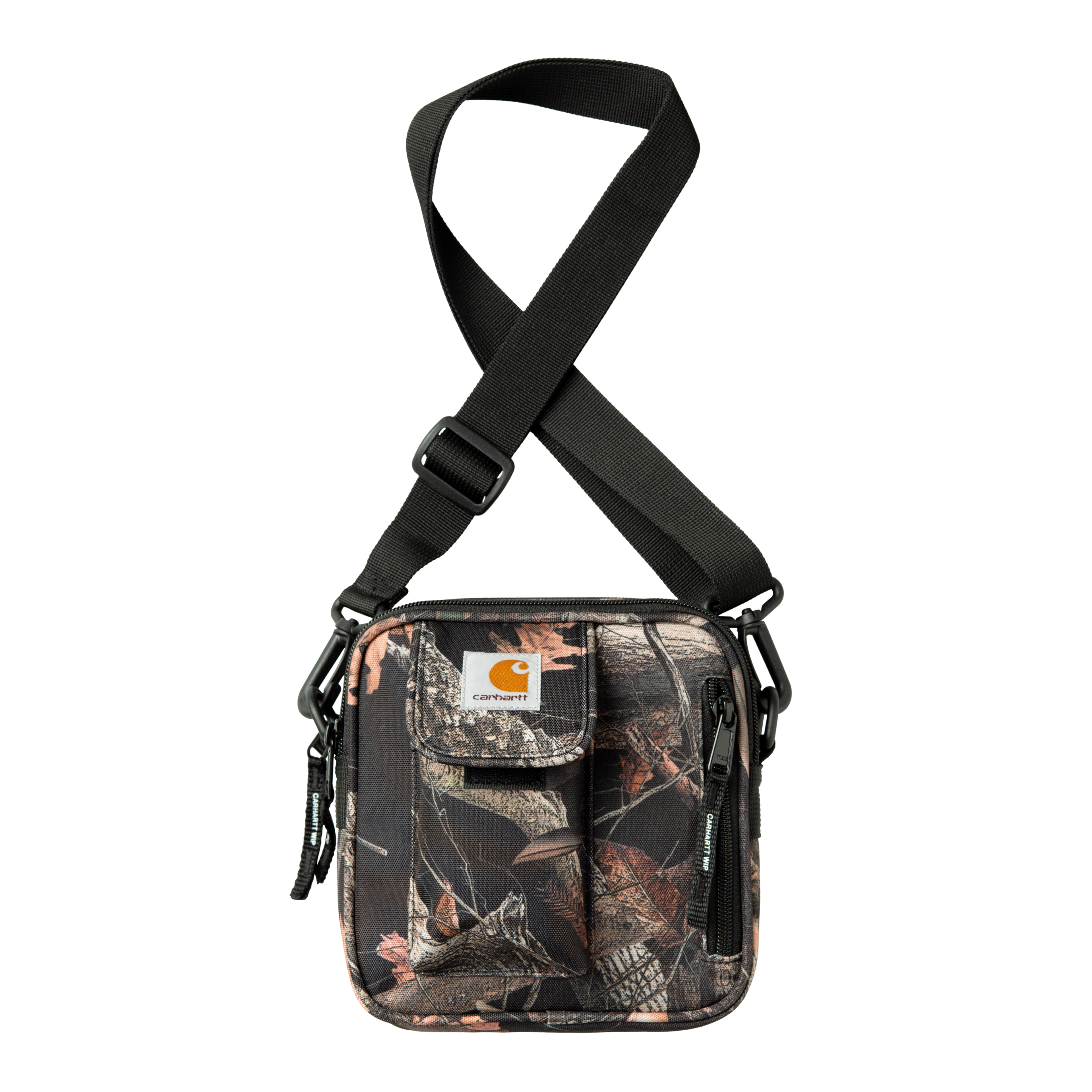 Carhartt WIP Essentials Bag, Small, Camo Feather Tree, Black