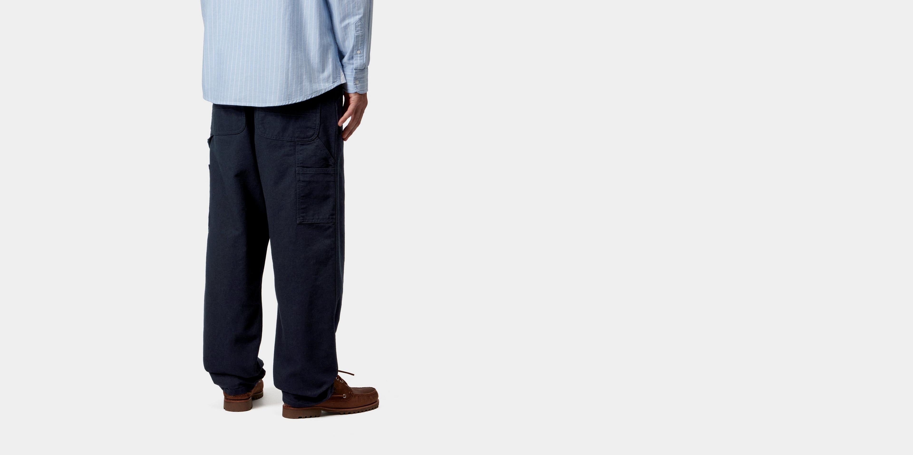 Carhartt シングルニー　w40 フェードネイビー！ Carhartt WIP Single Knee Pant, Dark Navy | Official Online Store