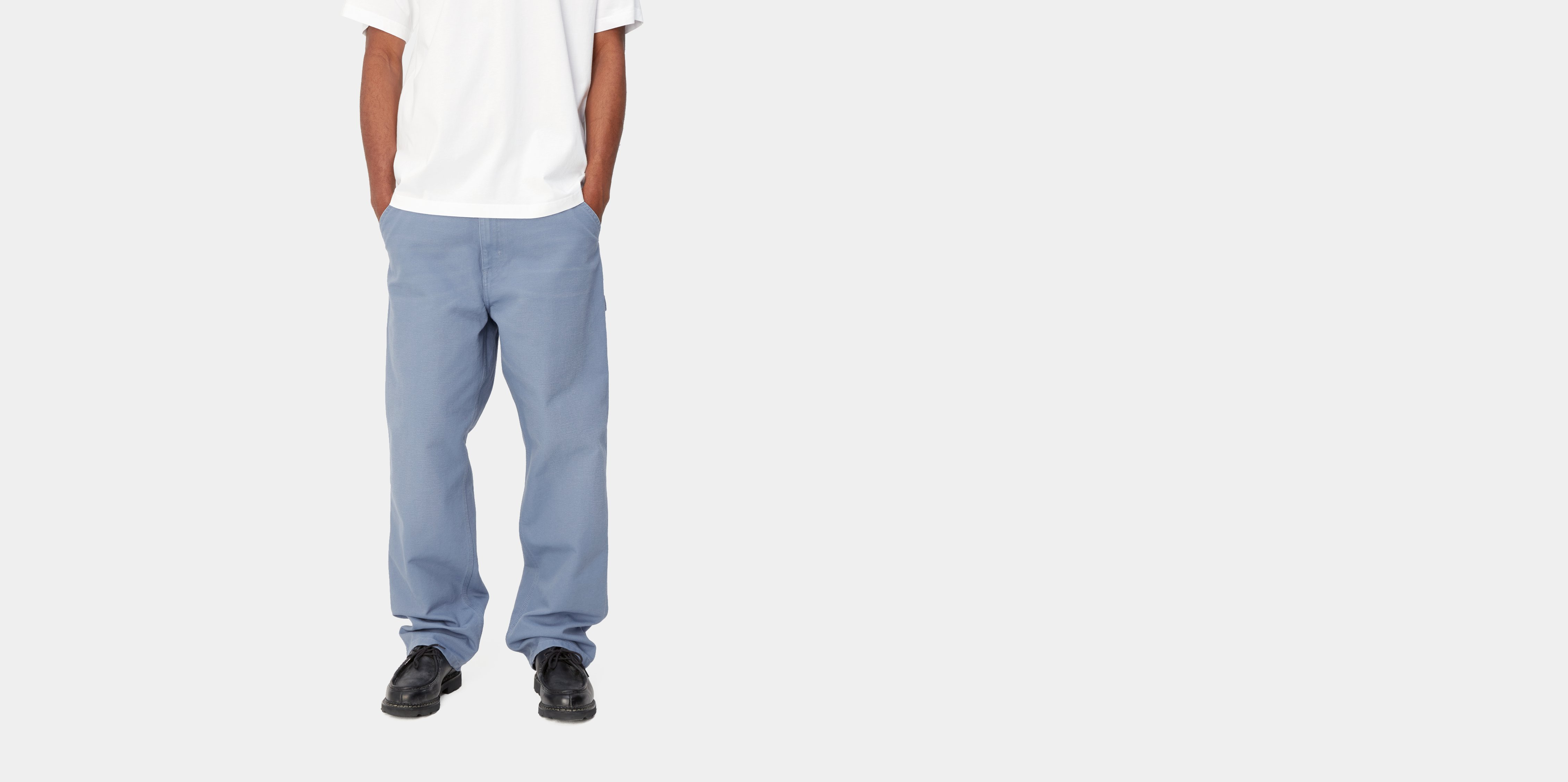 Carhartt WIP Single Knee Pant, Bay Blue | Official Online Store