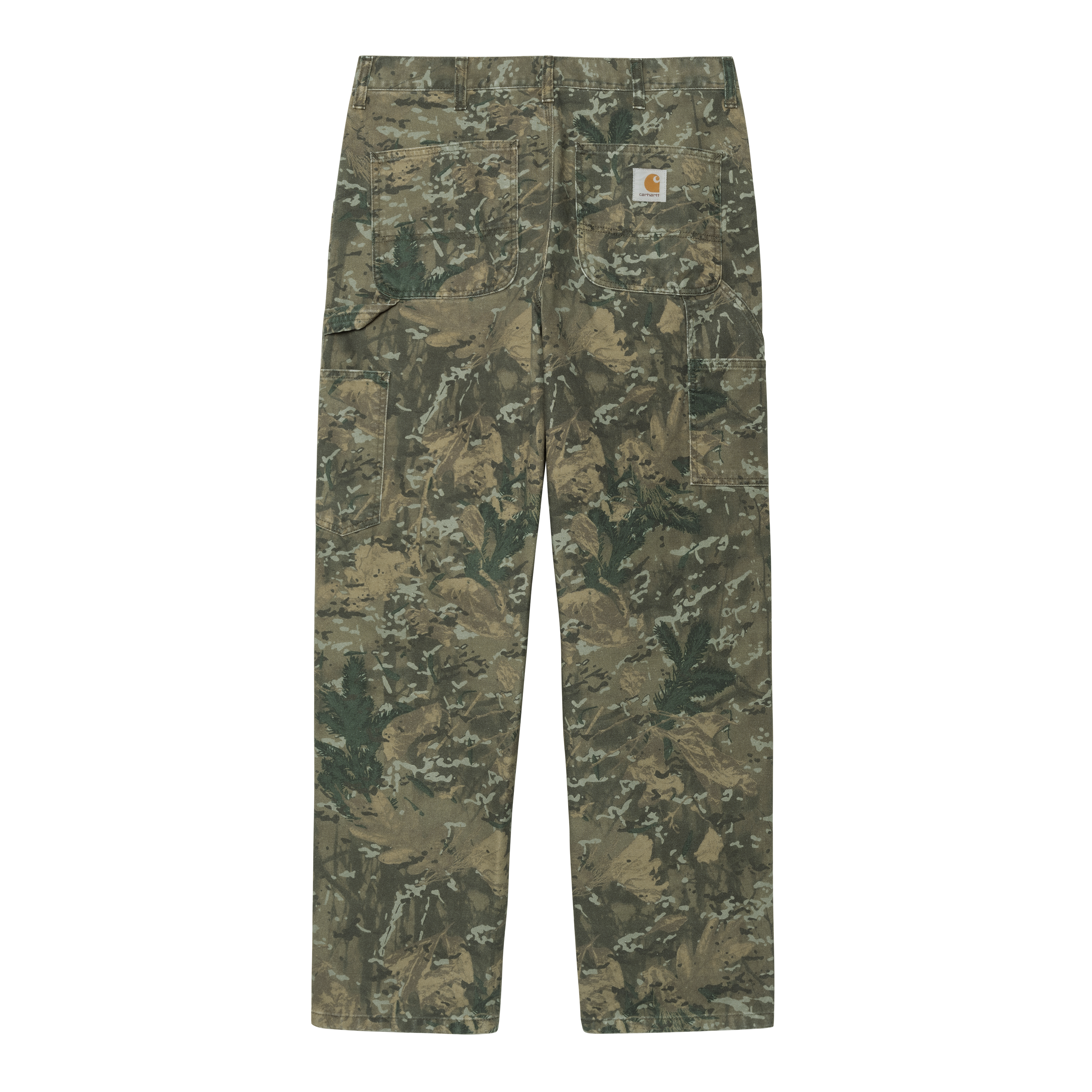 Carhartt WIP Single Knee Pant, Camo Combi, Green Official Online