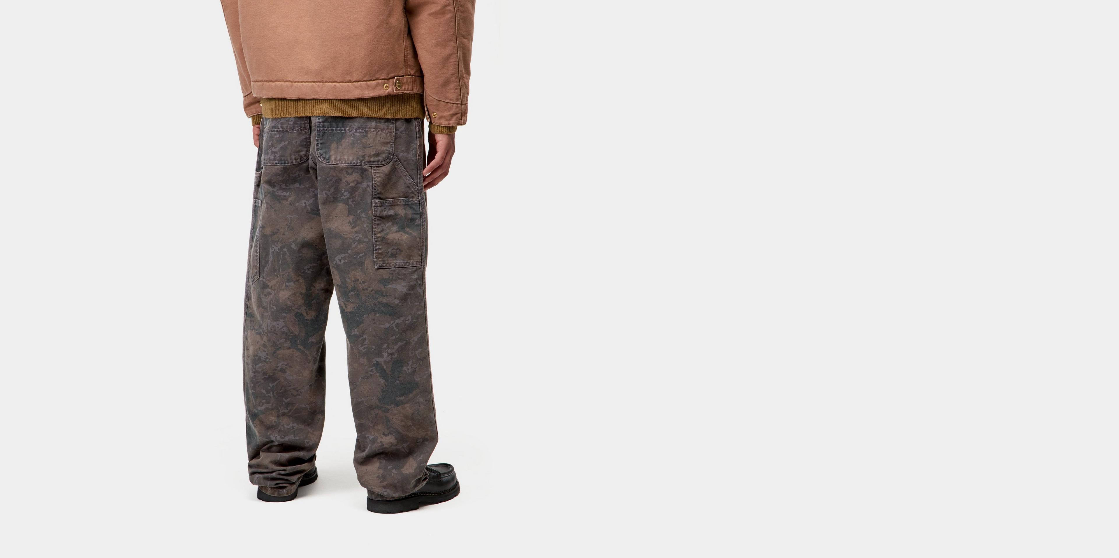 Carhartt WIP Single Knee Pant, Camo Combi, Green / Graphite