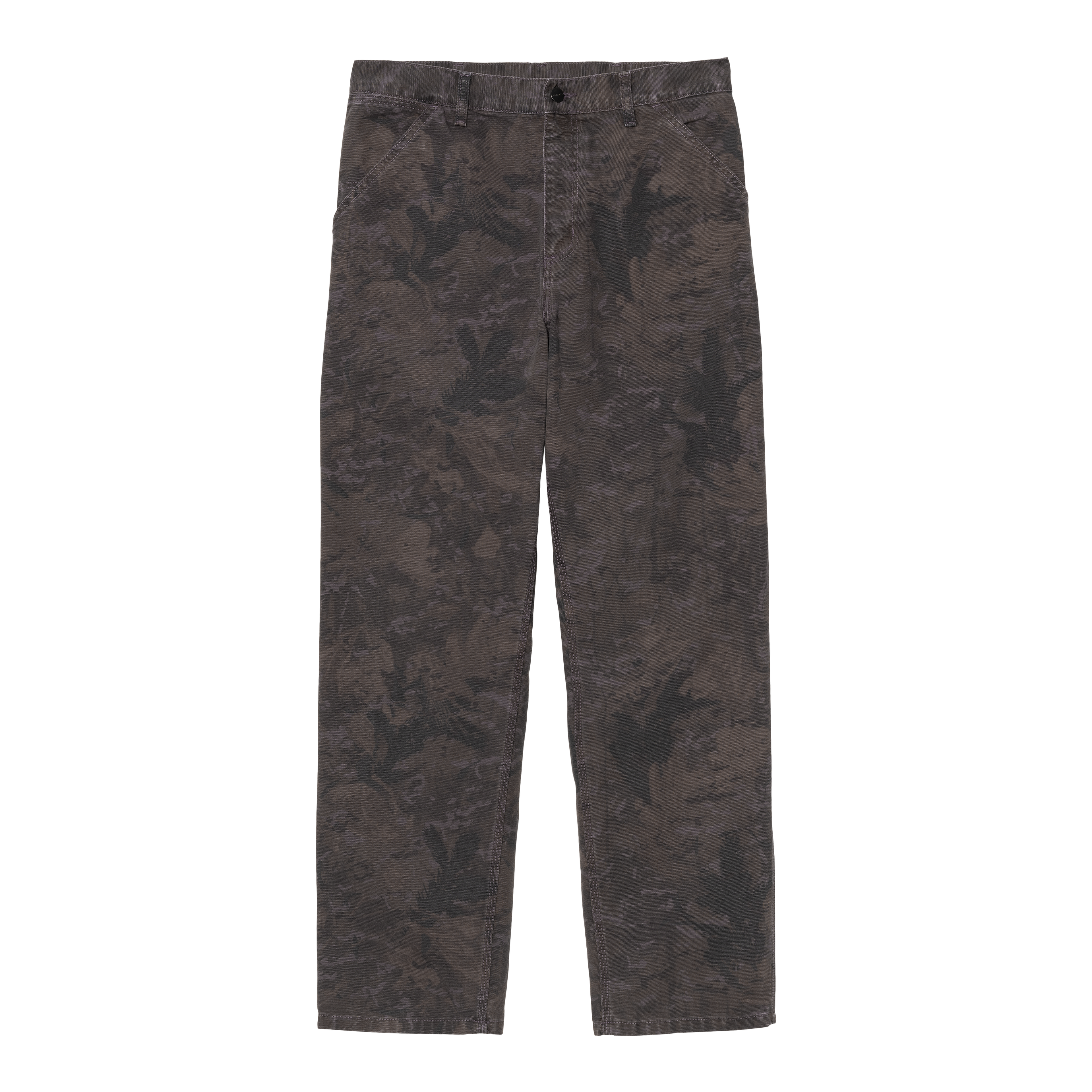 Carhartt SINGLE KNEE CHROMO PANT 34×32橙柄 Carhartt WIP Single Knee Chromo Pants - green (treehouse chromo)