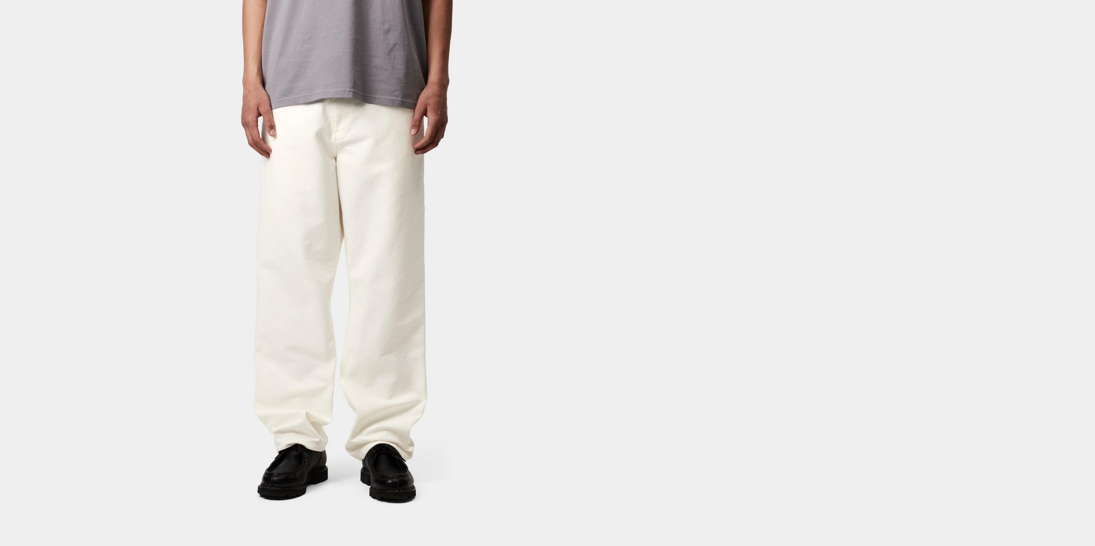 Carhartt Single Knee Pant 24SP 30×32 白 Carhartt-WIP Single Knee Pant - Wax Rinsed | Urban Excess