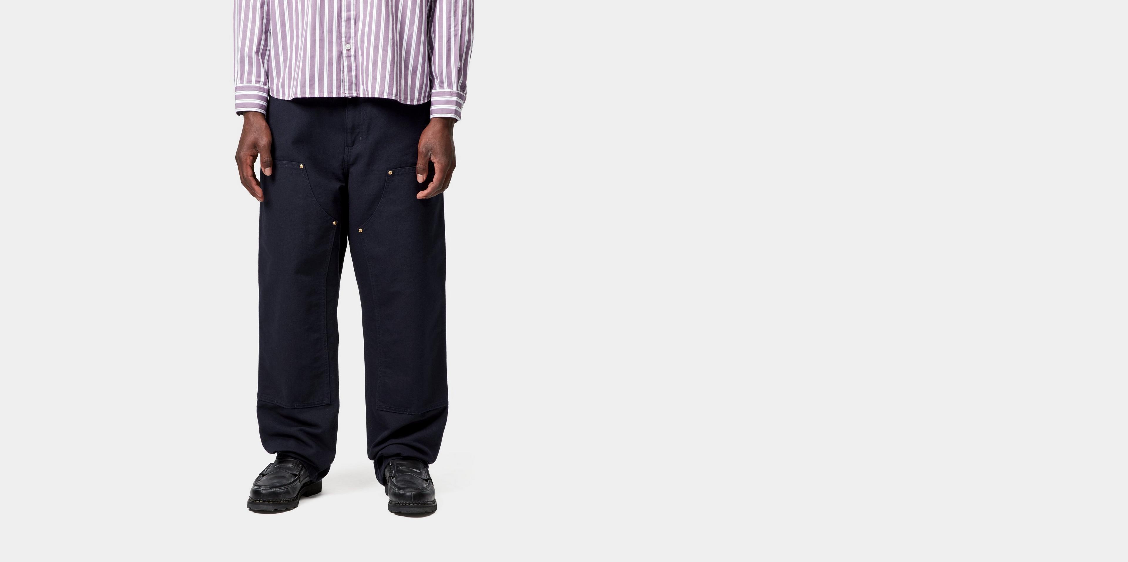 Carhartt WIP Double Knee Pant, Dark Navy | Official Online Store