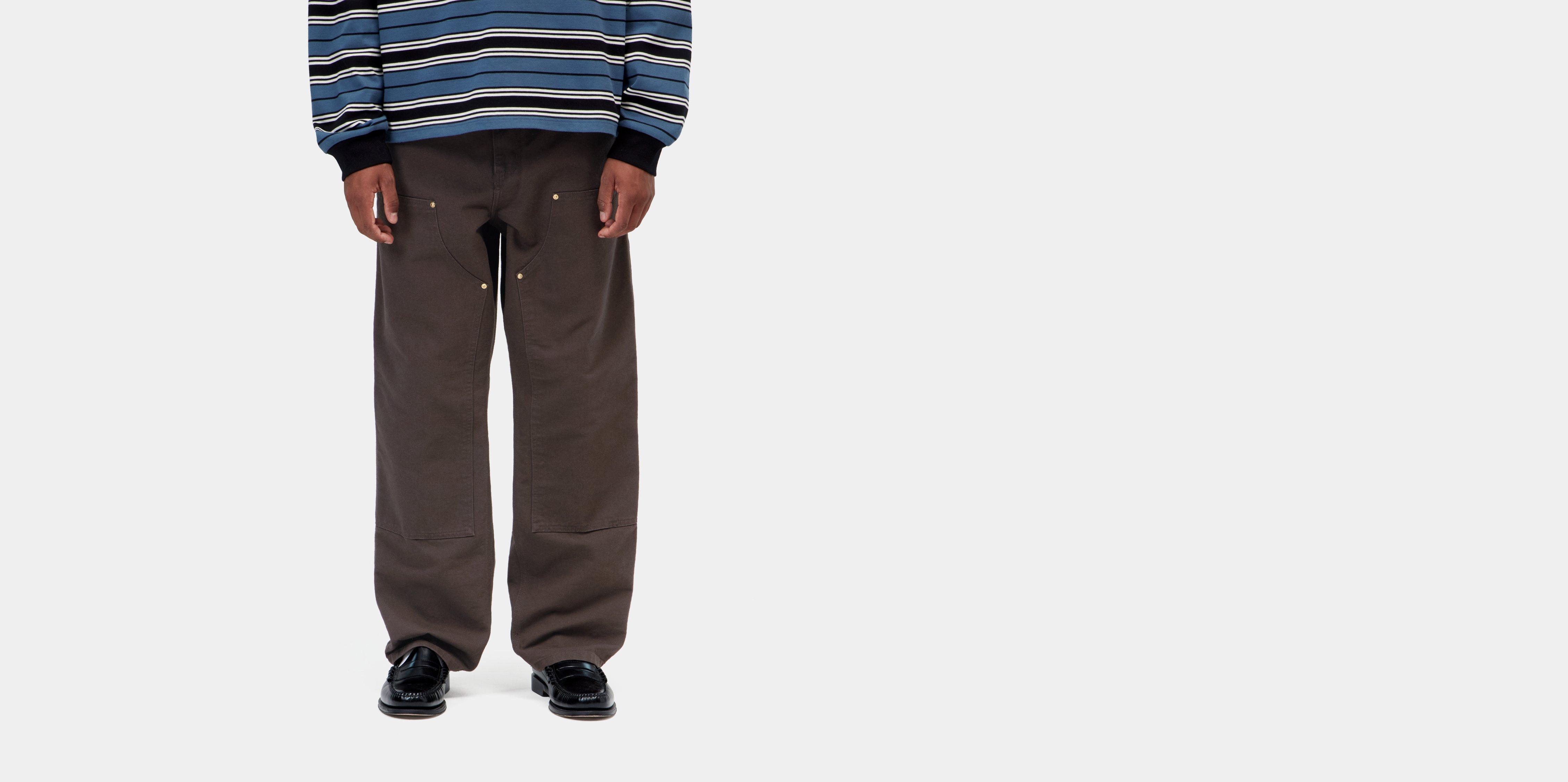 Carhartt WIP Double Knee Pant Tobacco rinsed | brown | 28/32 | Men
