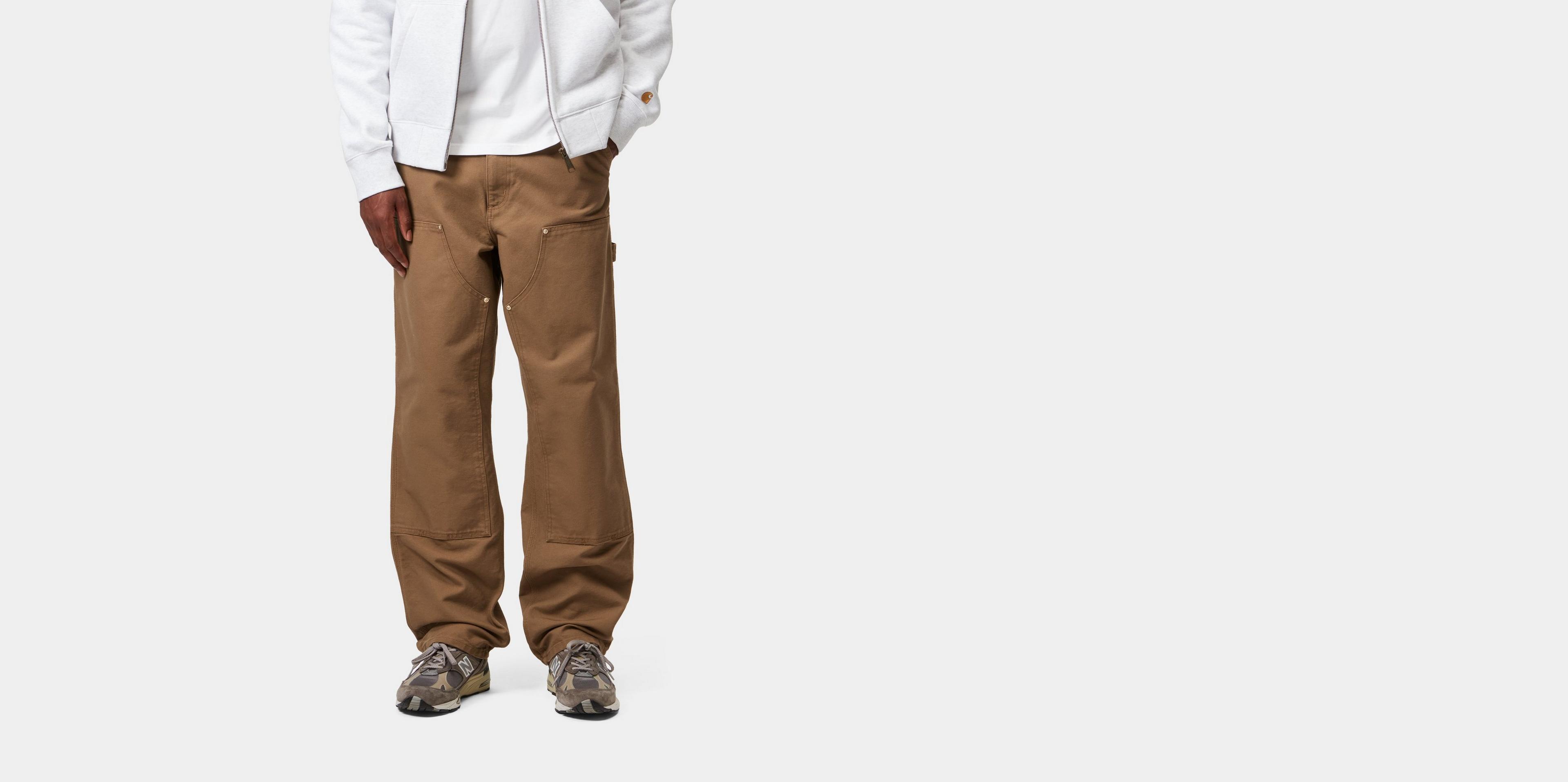 carhartt wipダブルニーブラウン Carhartt WIP Double Knee Pant, Hamilton Brown | Official Online Store