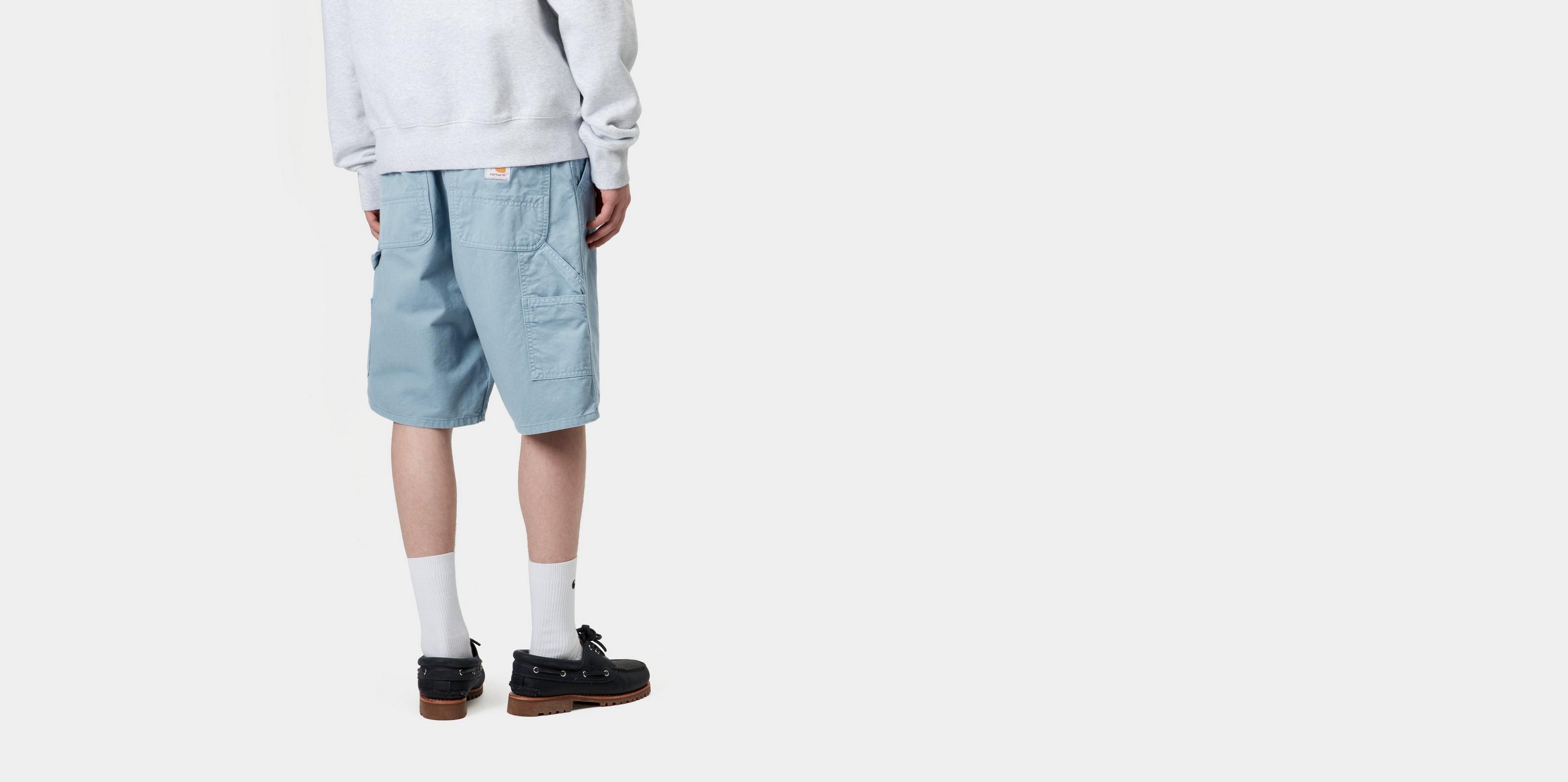Carhartt WIP Single Knee Short, Clay Blue | Official Online
