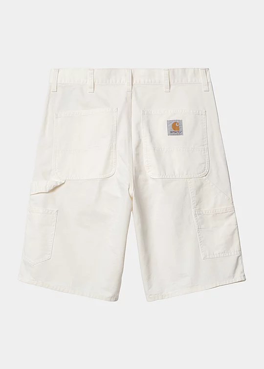 Carhartt WIP Single Knee Short in Bianco