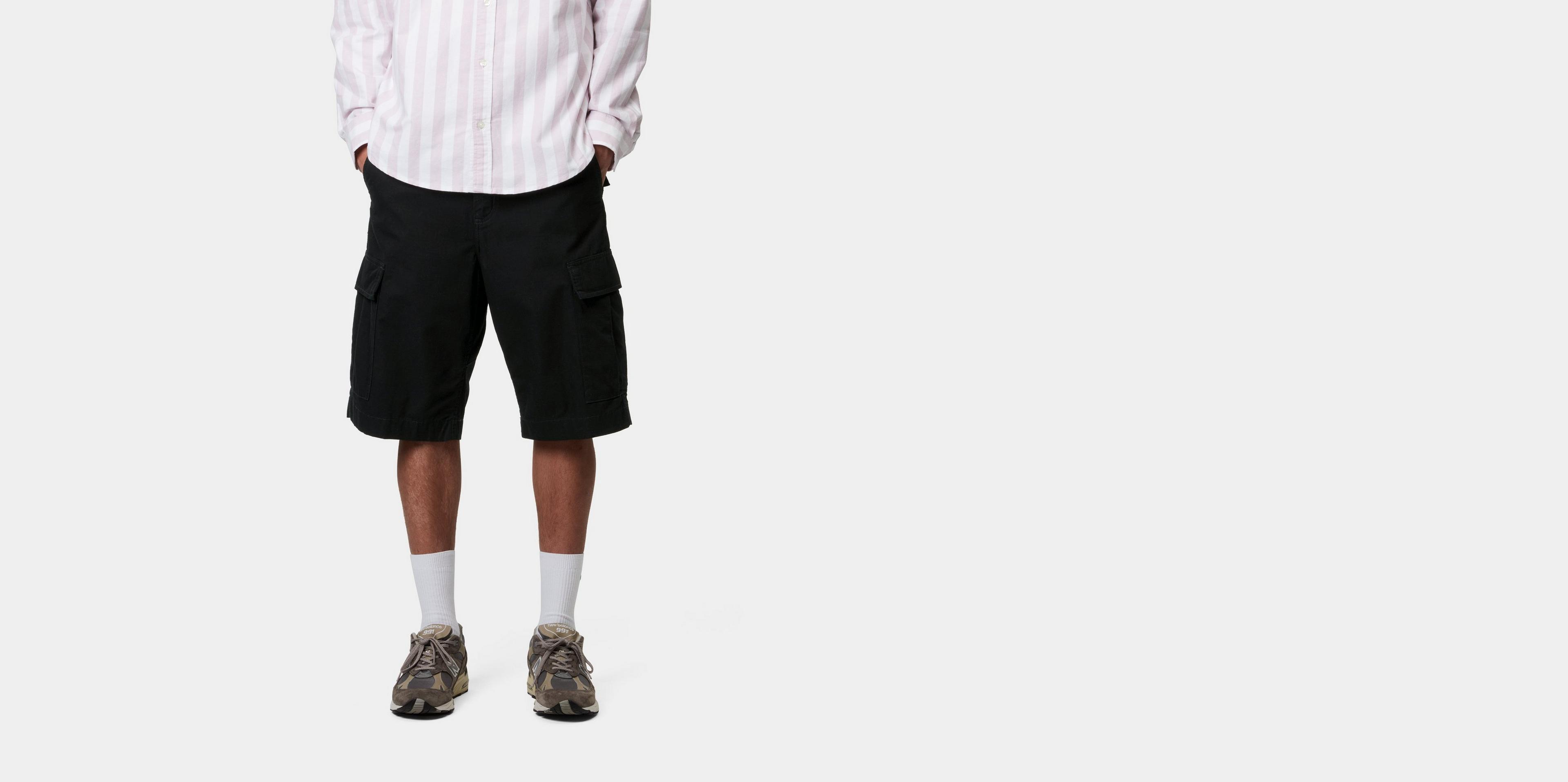 Carhartt WIP Regular Cargo Short, Black | Official Online Store