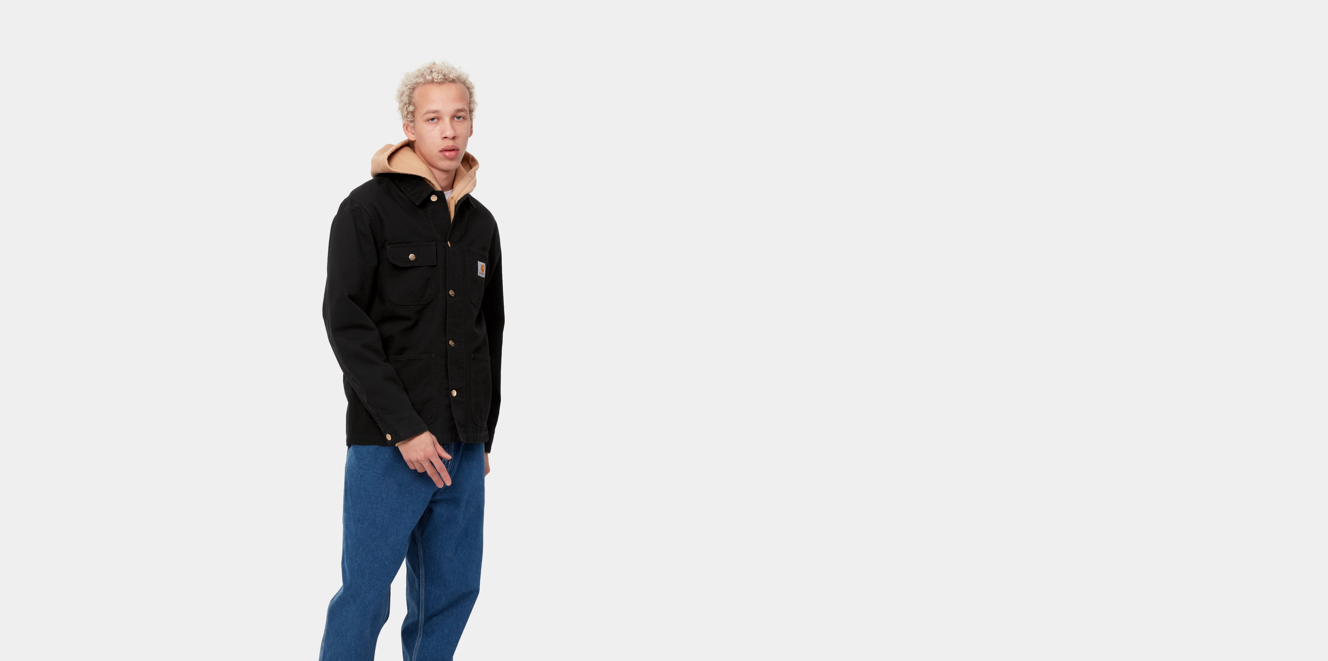 Carhartt WIP Michigan Coat (Summer), Black / Black | Boutique ...