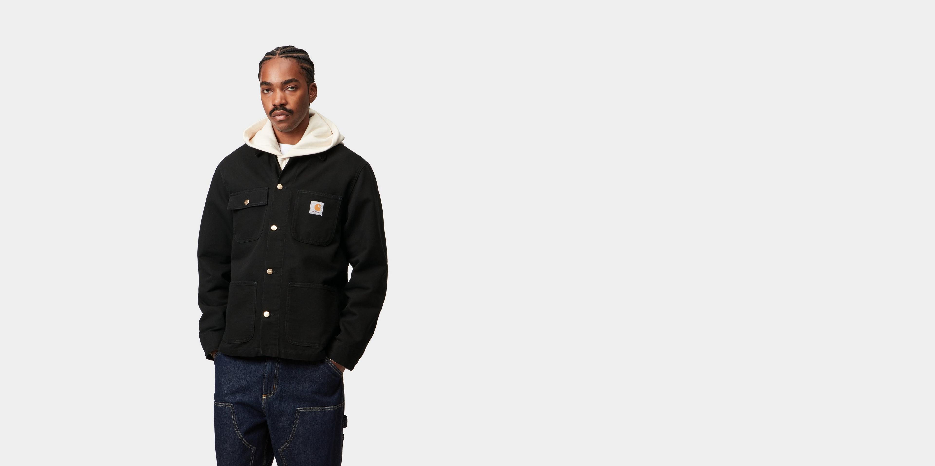 Carhartt WIP MICHIGAN COAT コーデュロイジャケット Carhartt WIP Michigan Coat (Summer), Black / Black