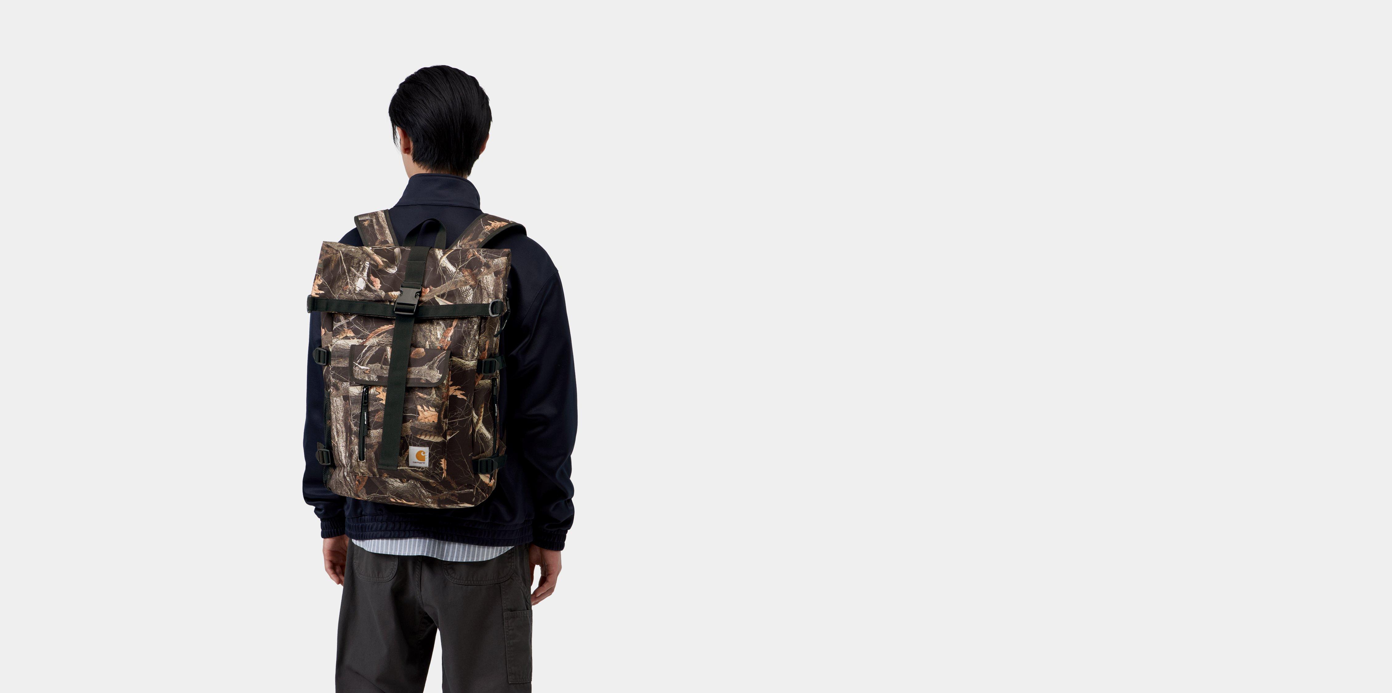 Carhartt WIP Philis Backpack Camo Feather Tree, Black | multicolor|black|camo
