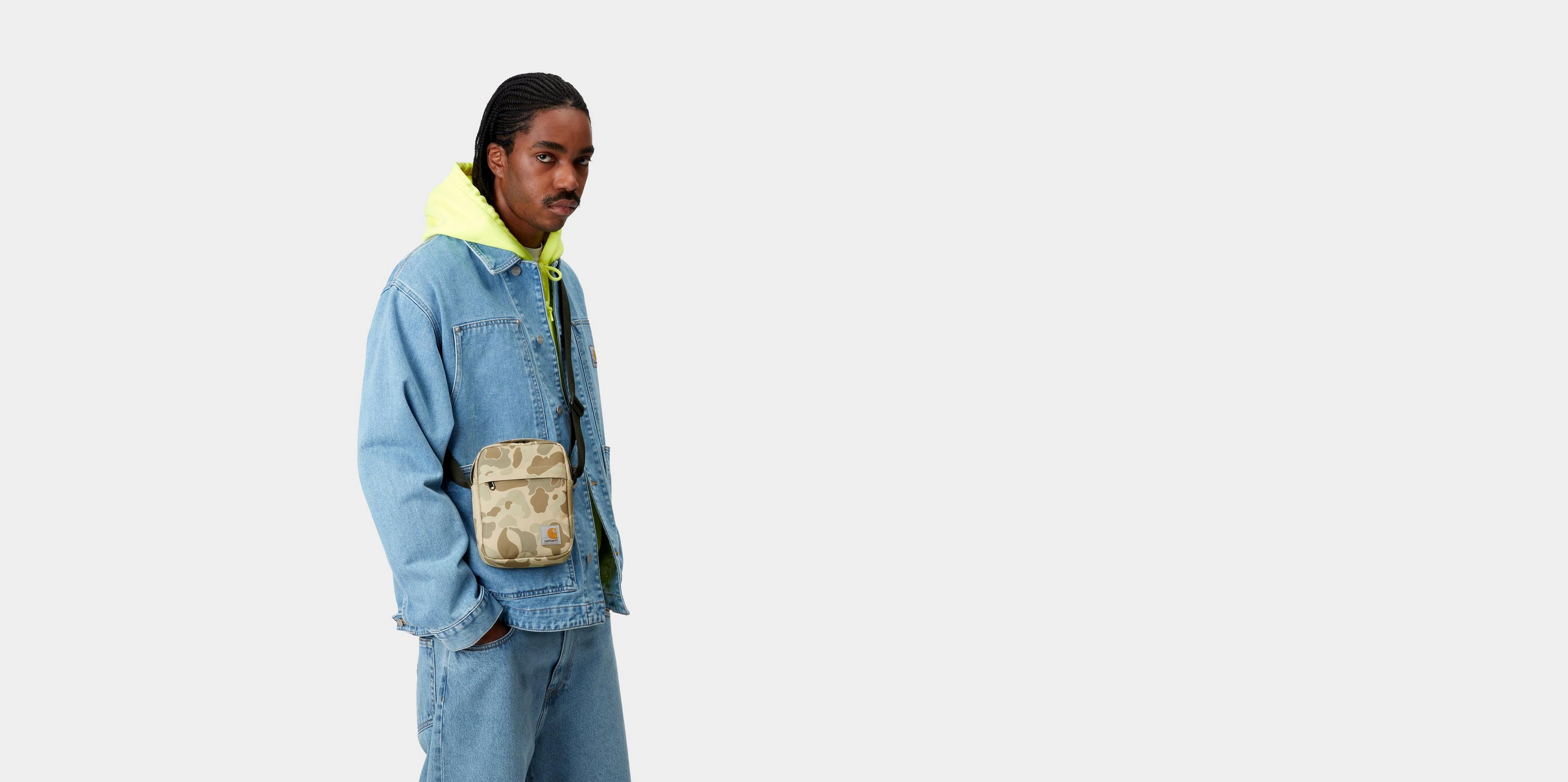 Carhartt WIP Jake Shoulder Pouch, Camo Duck, Desert