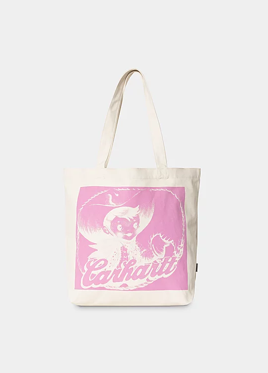 Carhartt WIP Canvas Graphic Tote em Bege