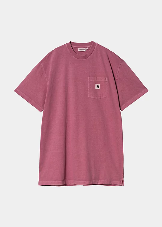 Carhartt WIP Women’s Short Sleeve Nelson Grand T-Shirt in Pink