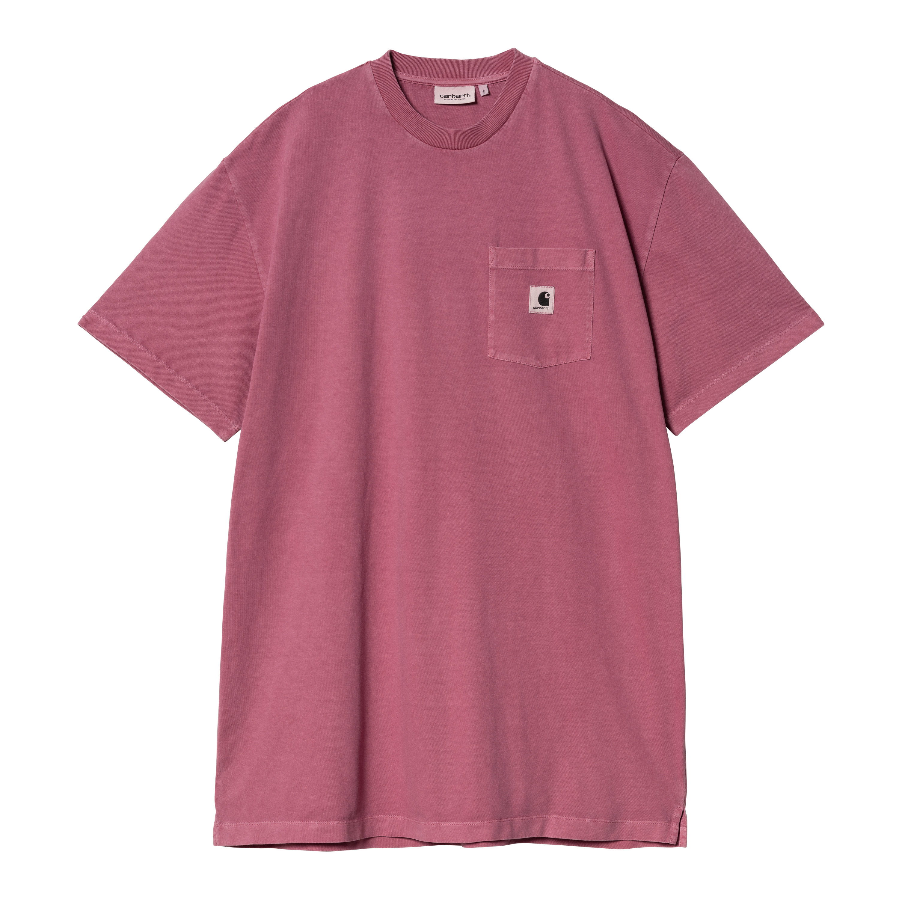 Carhartt WIP Women’s Short Sleeve Nelson Grand T-Shirt in Rosa