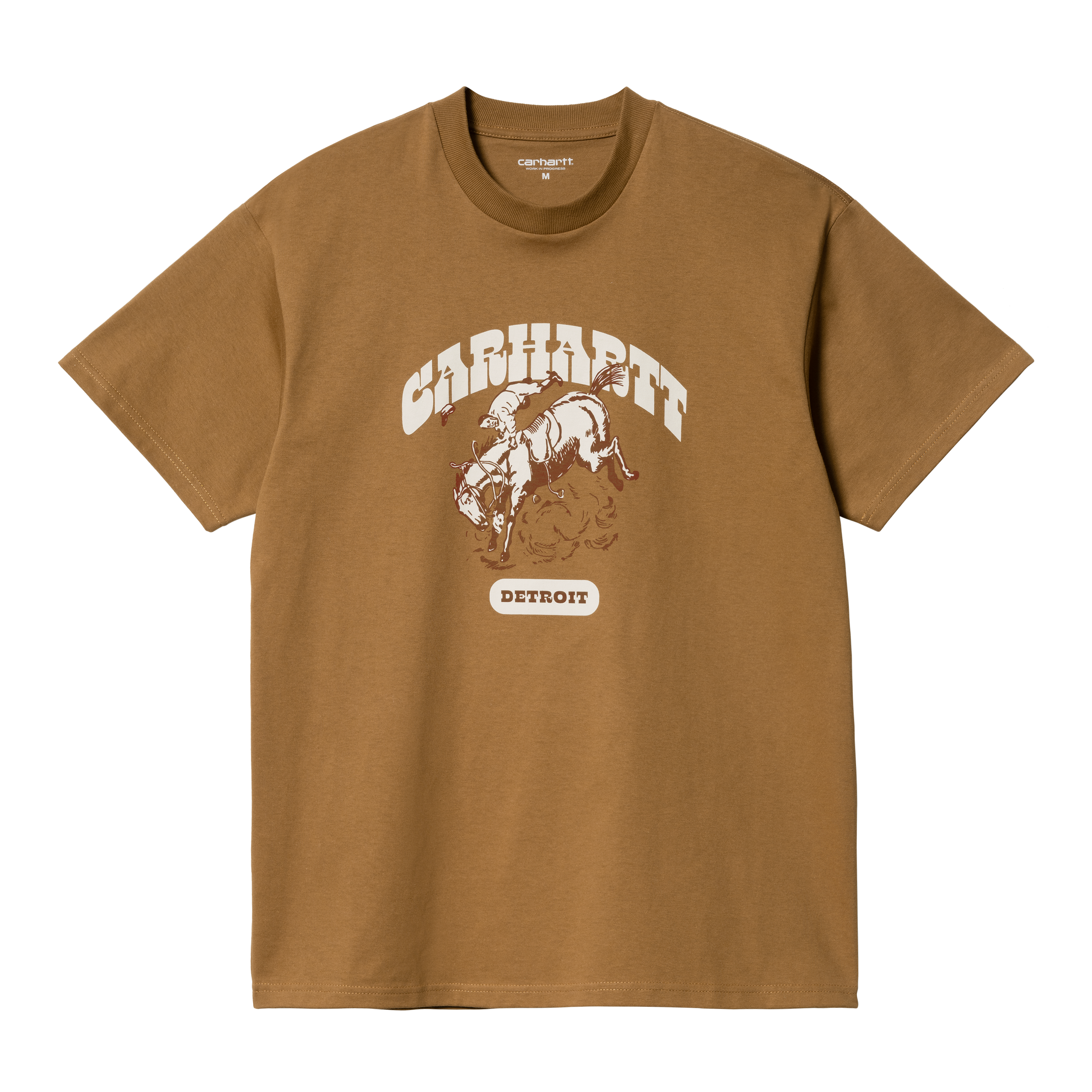 Carhartt WIP Short Sleeve Buckaroo T-Shirt in Marrone