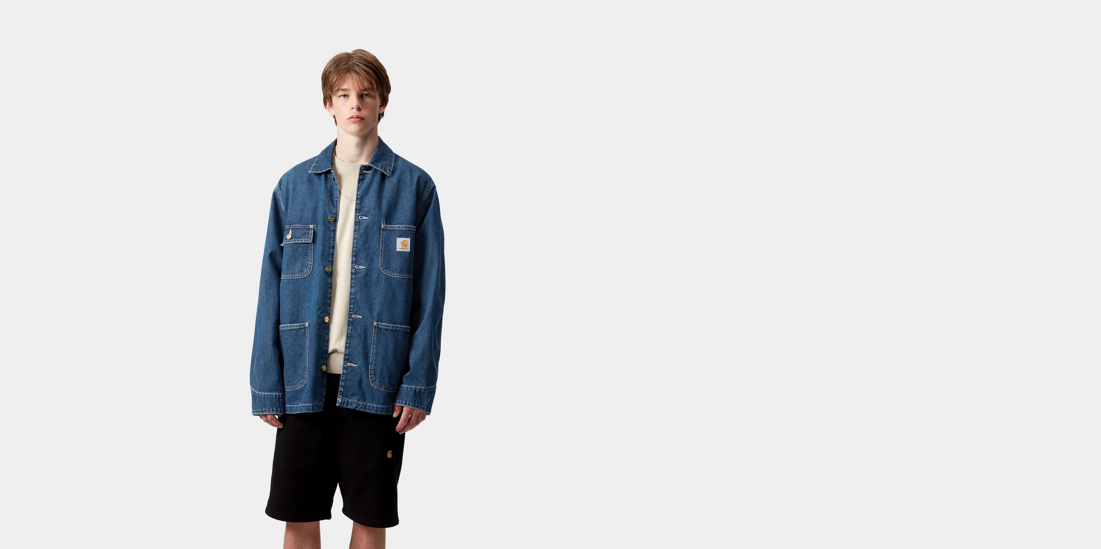 カーハート OG CHORE COAT Mサイズ ブルー Carhartt WIP カバーオール OG CHORE COAT メンズ : ZOZOTOWN
