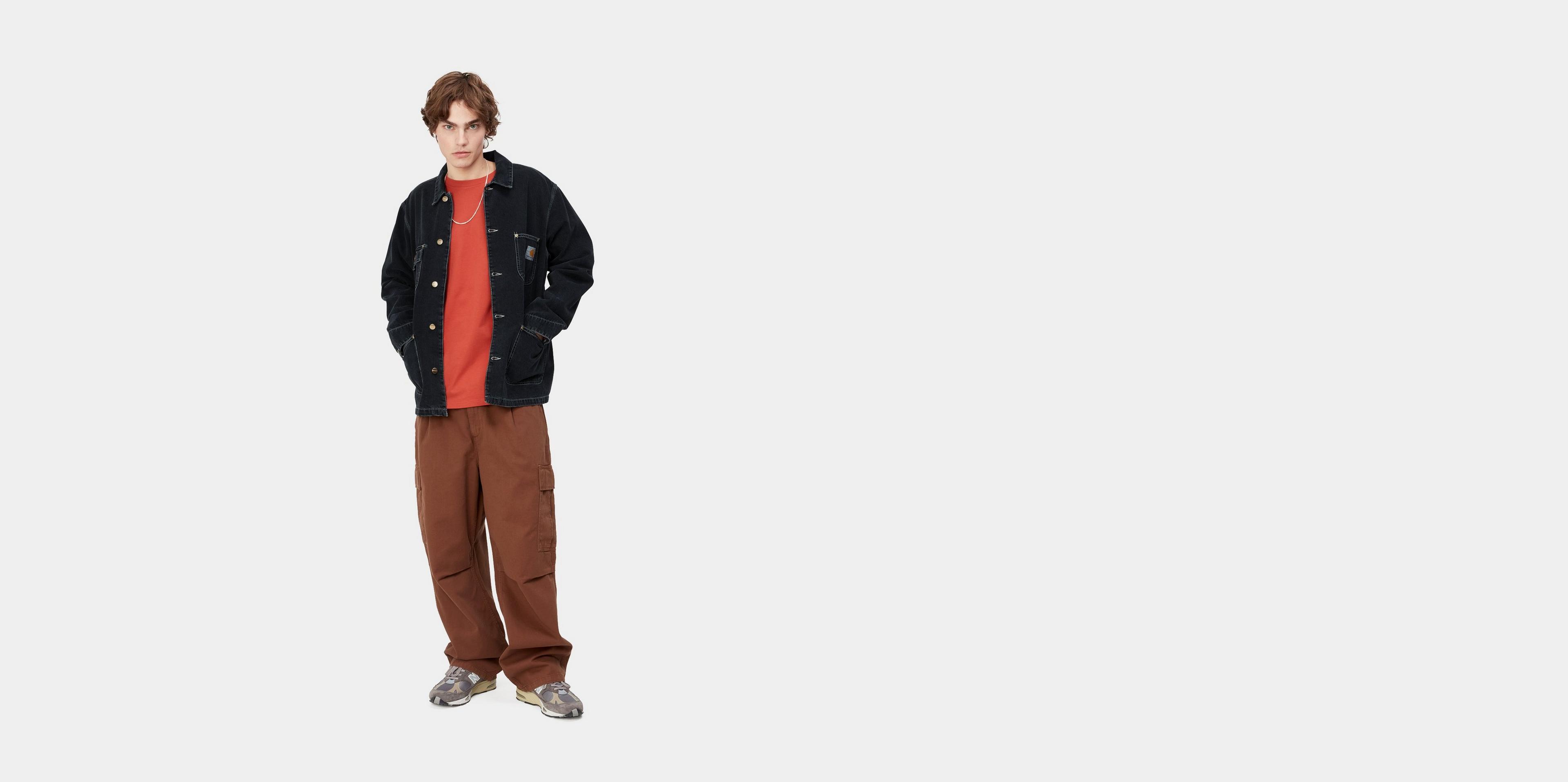 ジャケット・アウター 00s Carhartt BLACK DENIM CHORE COAT og-chore-coat-black-stone-
