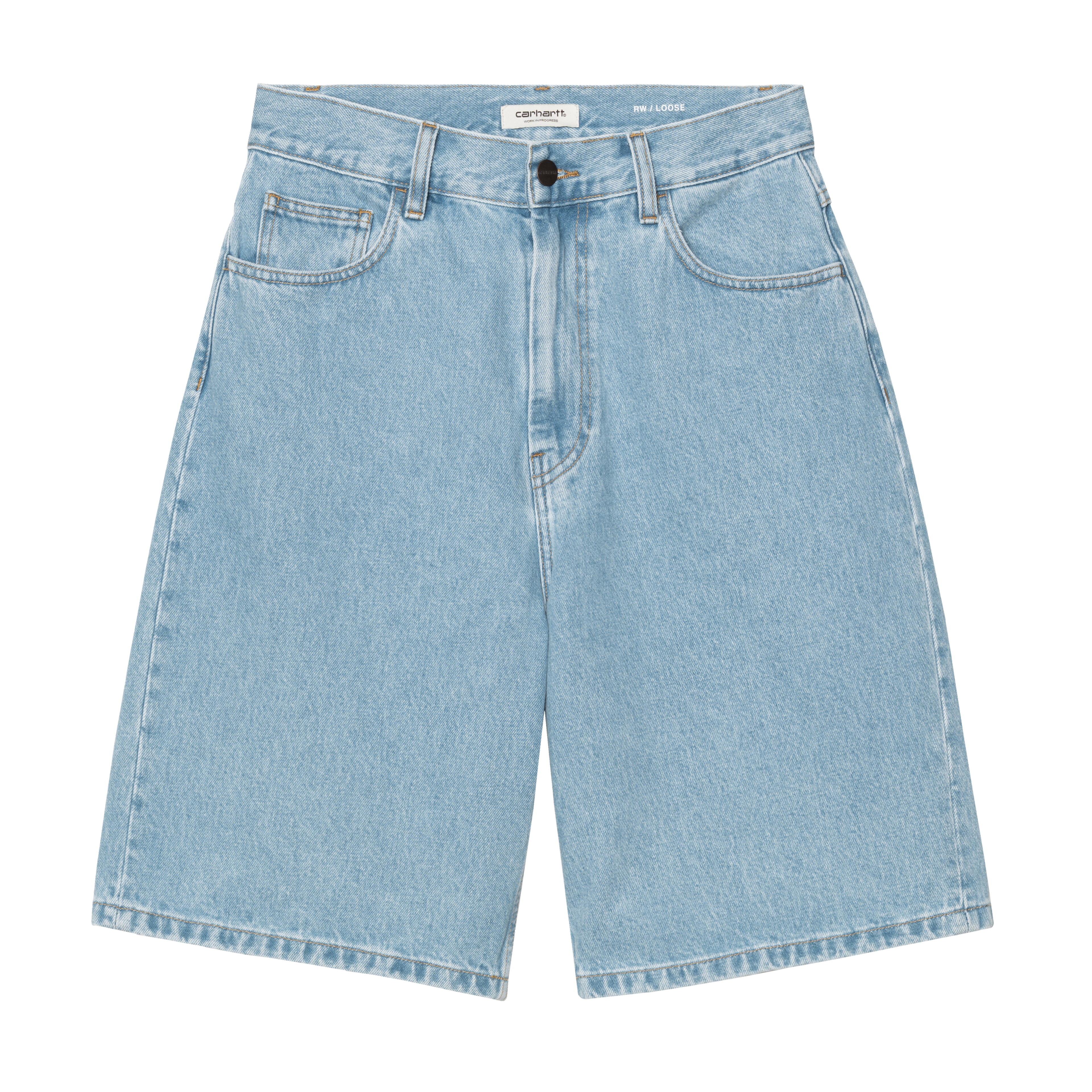 【関税&送料込】Carhartt Wip W Brandon Short Blue Carhartt WIP Women's Brandon Short | Blue (stone washed