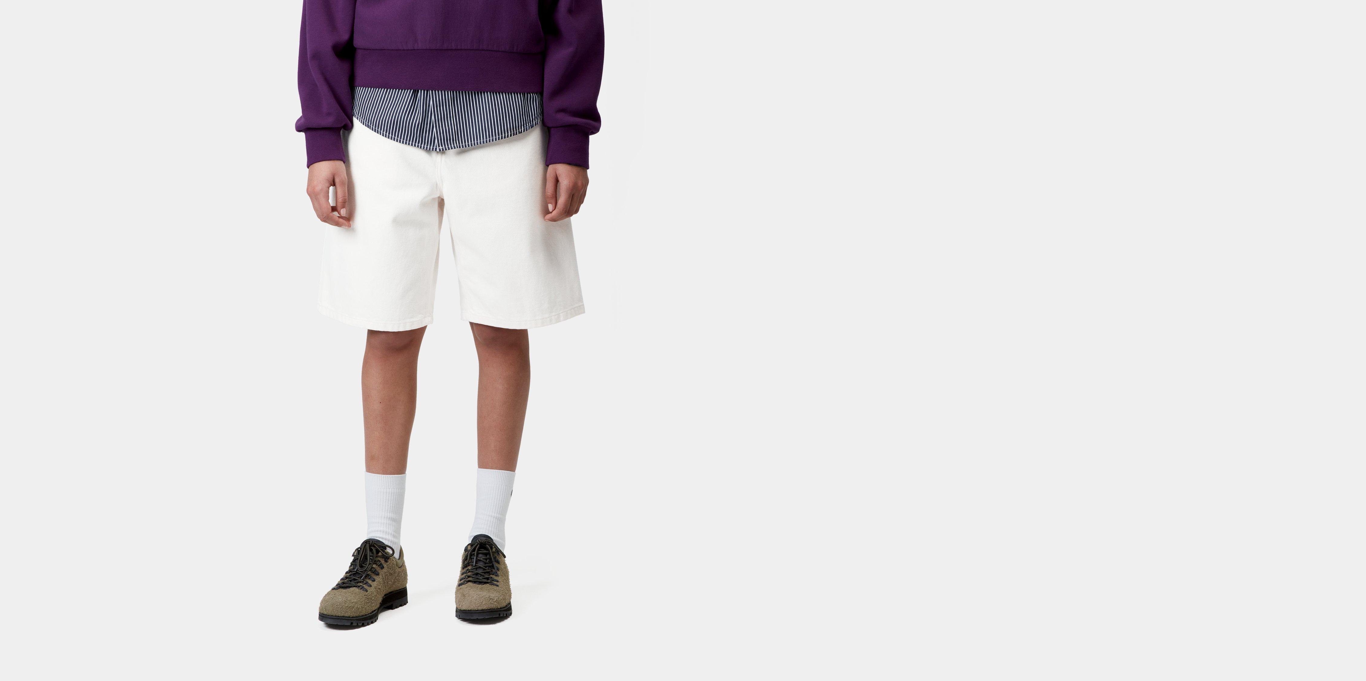 Carhartt WIP W' Brandon Short White rinsed | M | Women