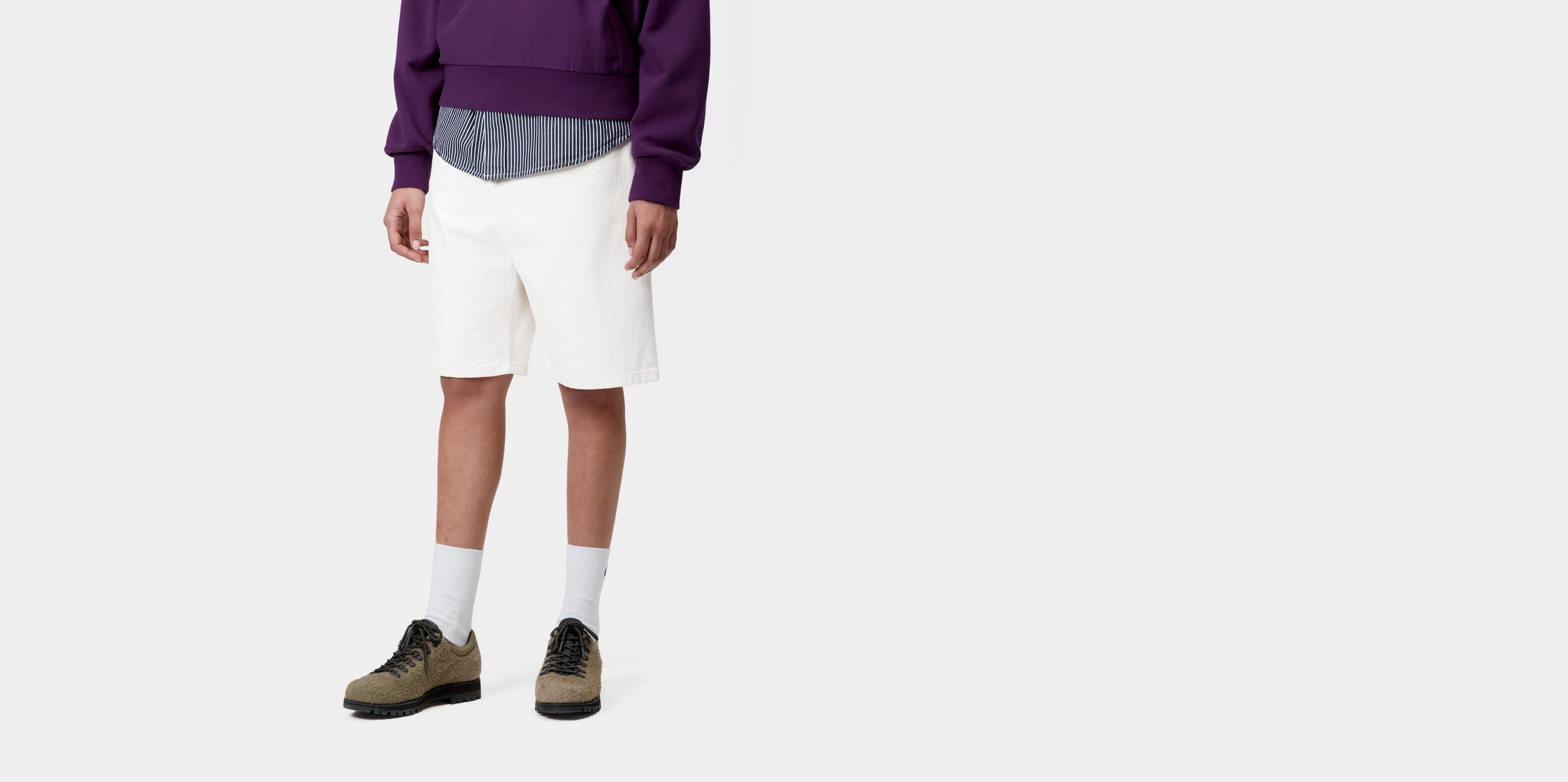 Carhartt WIP W' Brandon Short, White | Official Online Store