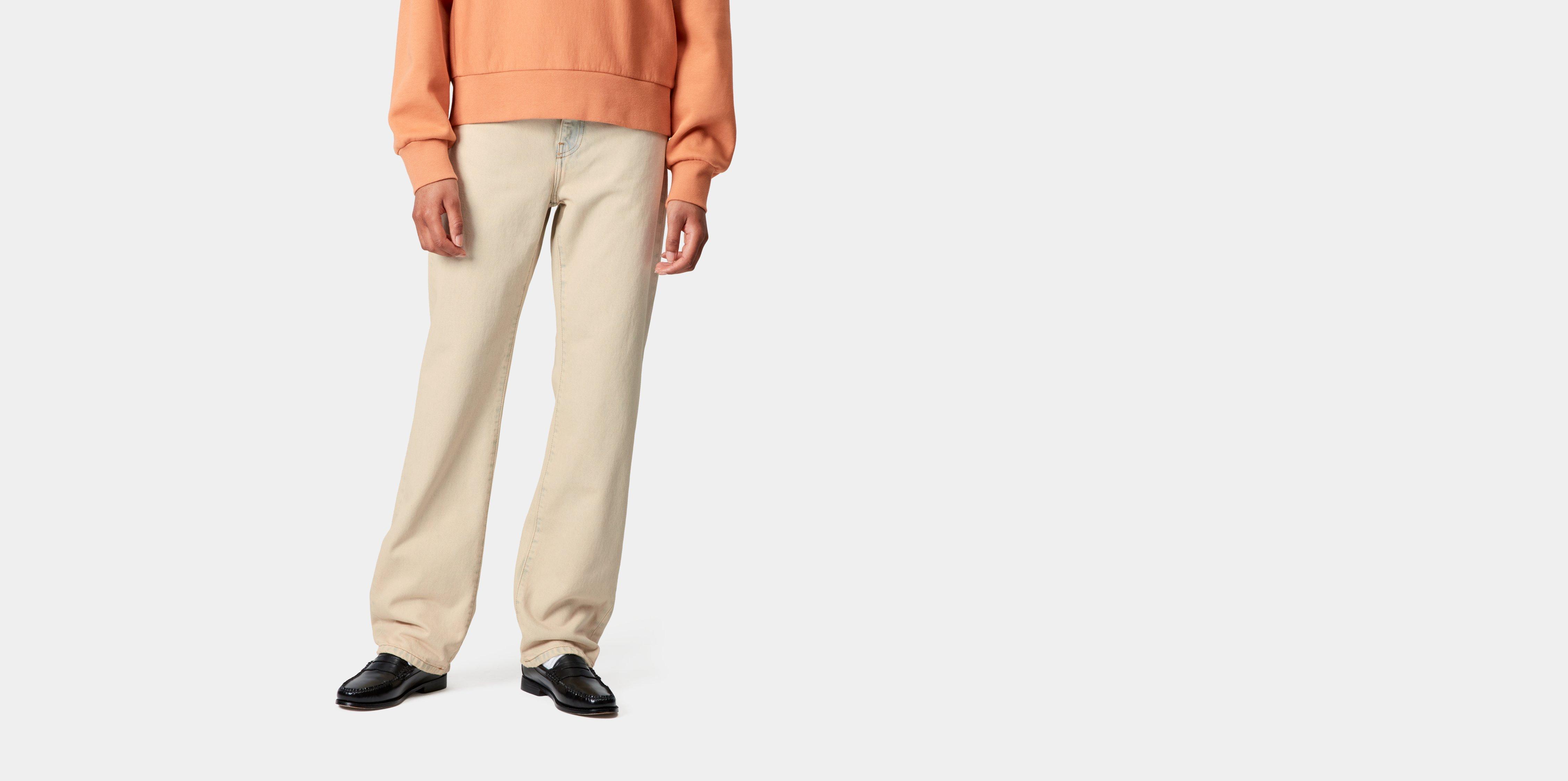Carhartt WIP W' Noxon Pant Blue sand bleached | beige | 33 | Women
