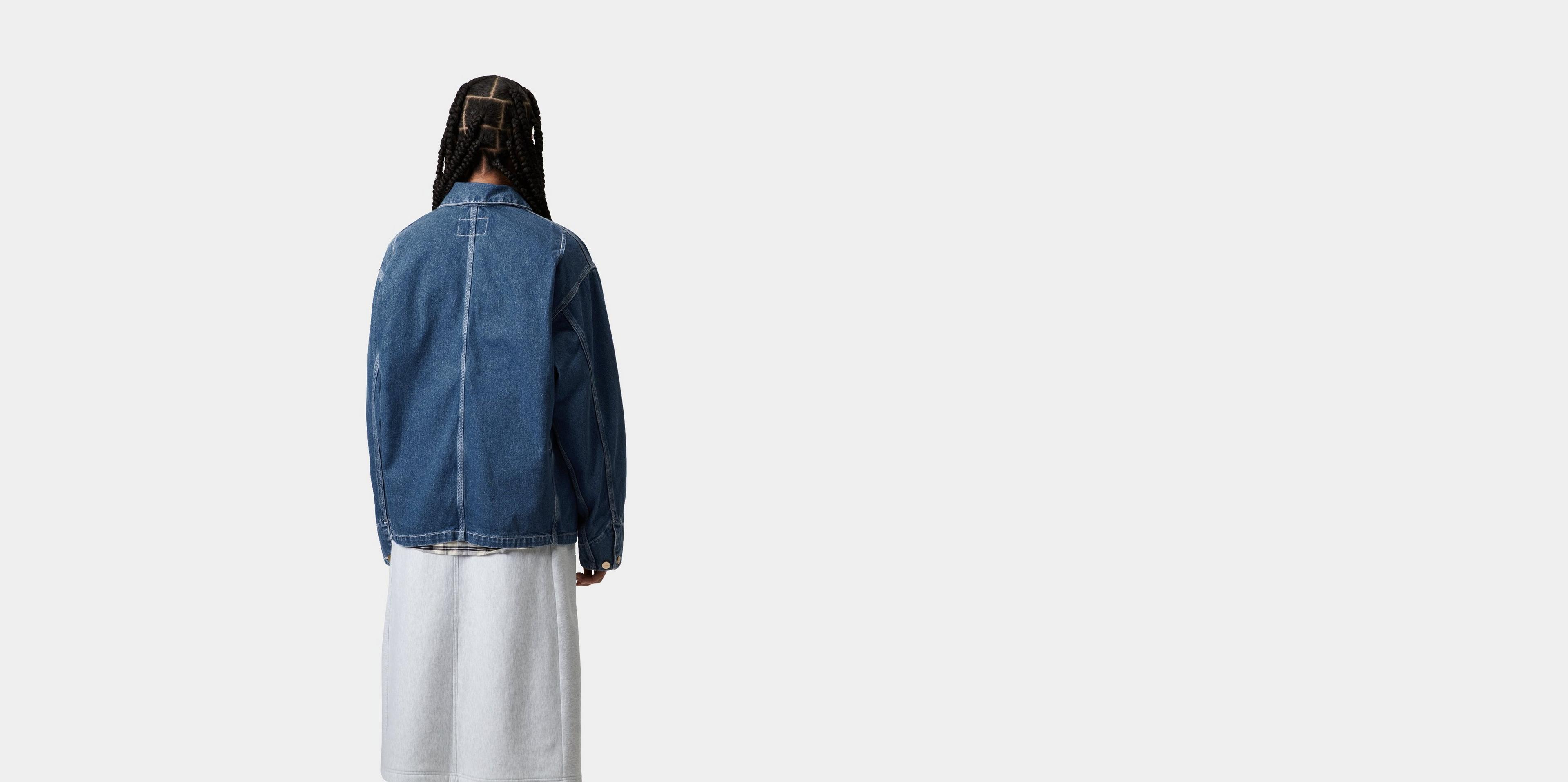 ね*こ様 SP☆希少☆新品☆Carhartt MichiganCoat ICY Carhartt WIP - W' OG Michigan Coat in Blue Light True
