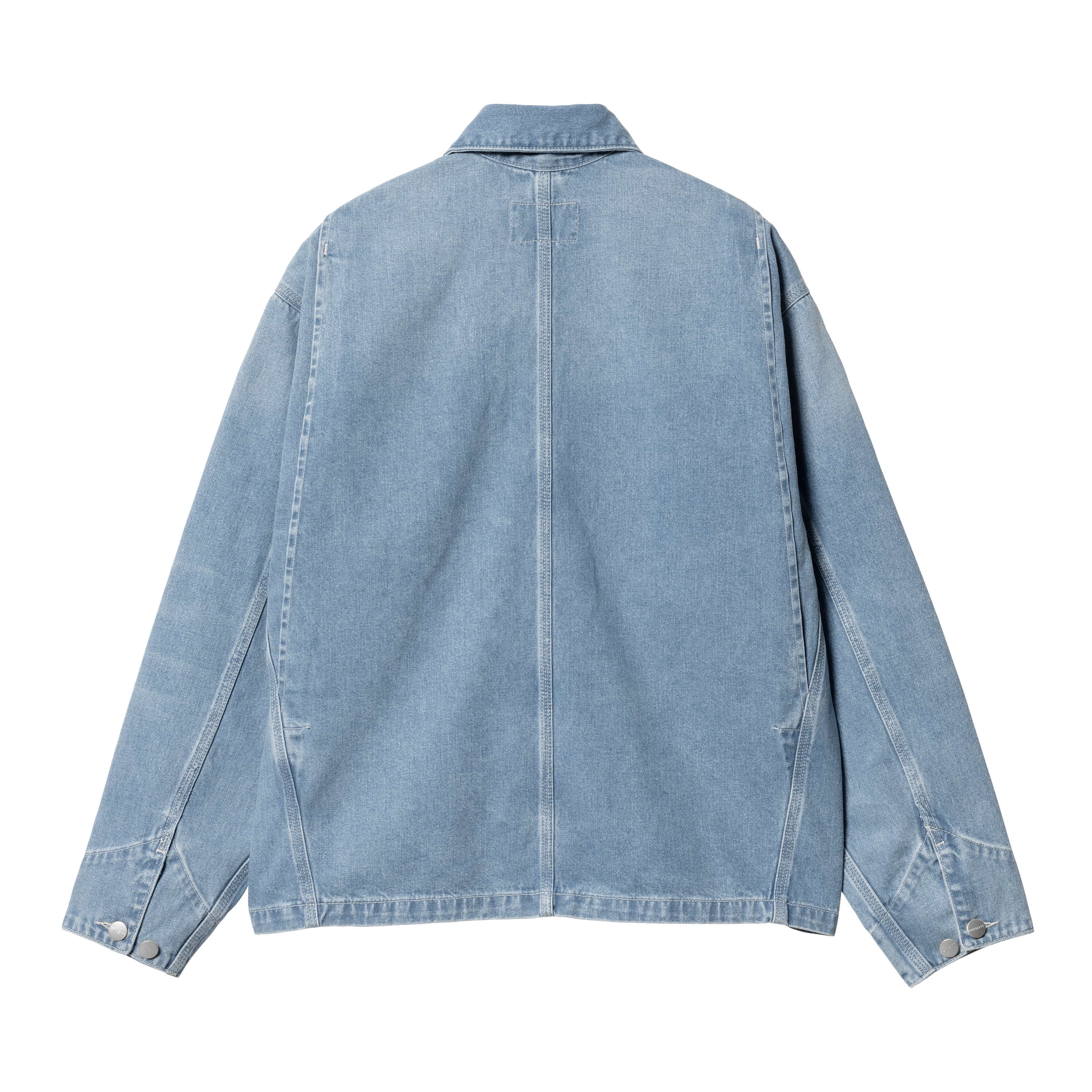 DTT oversized denim jacket in bleach wash blue – Garmisland