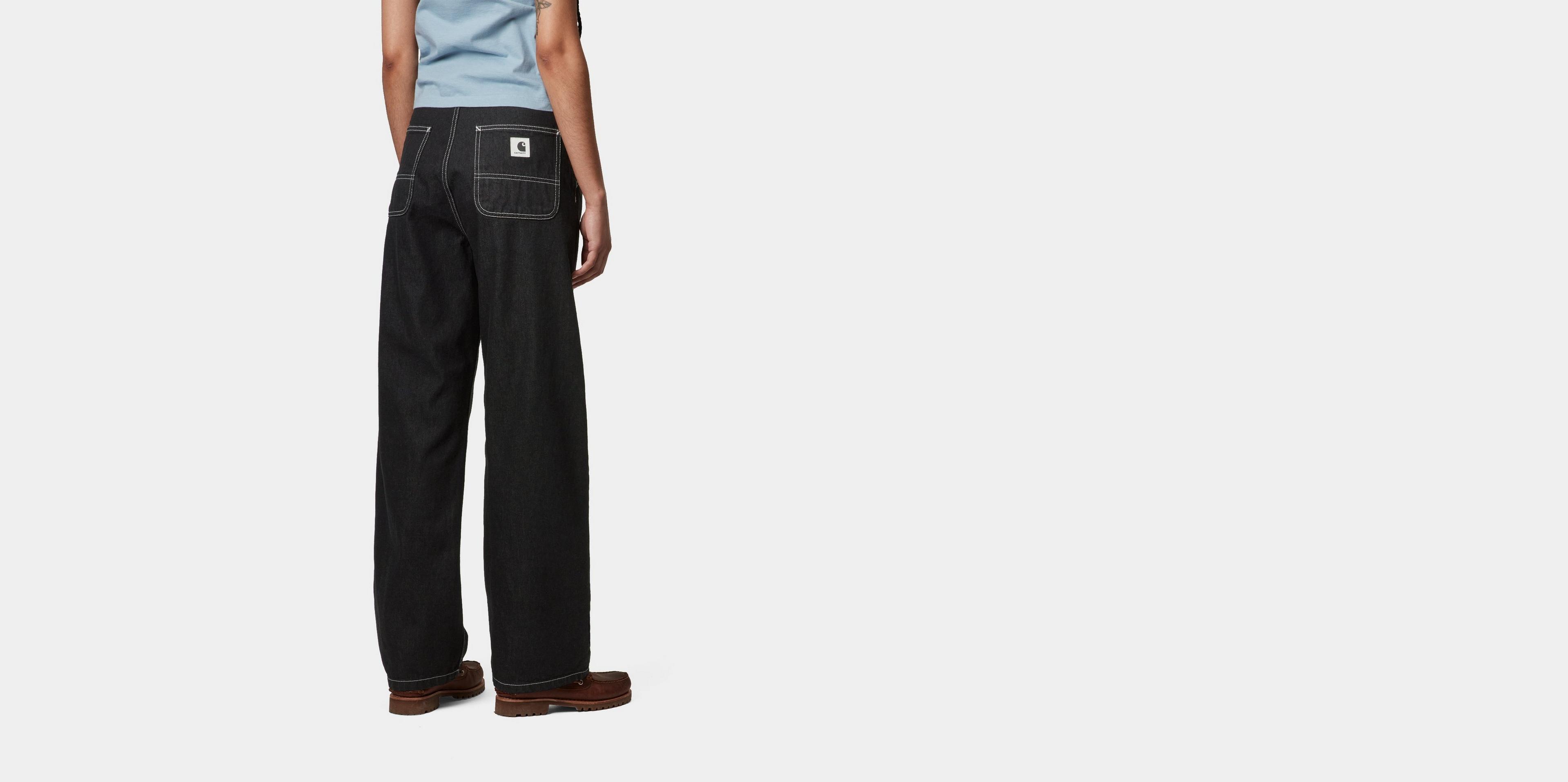 ボトムスその他 Carhartt WIP Pierce Pant Straight Black Chalk Wash Carhartt WIP W' Pierce Pant Straight, Black | Official