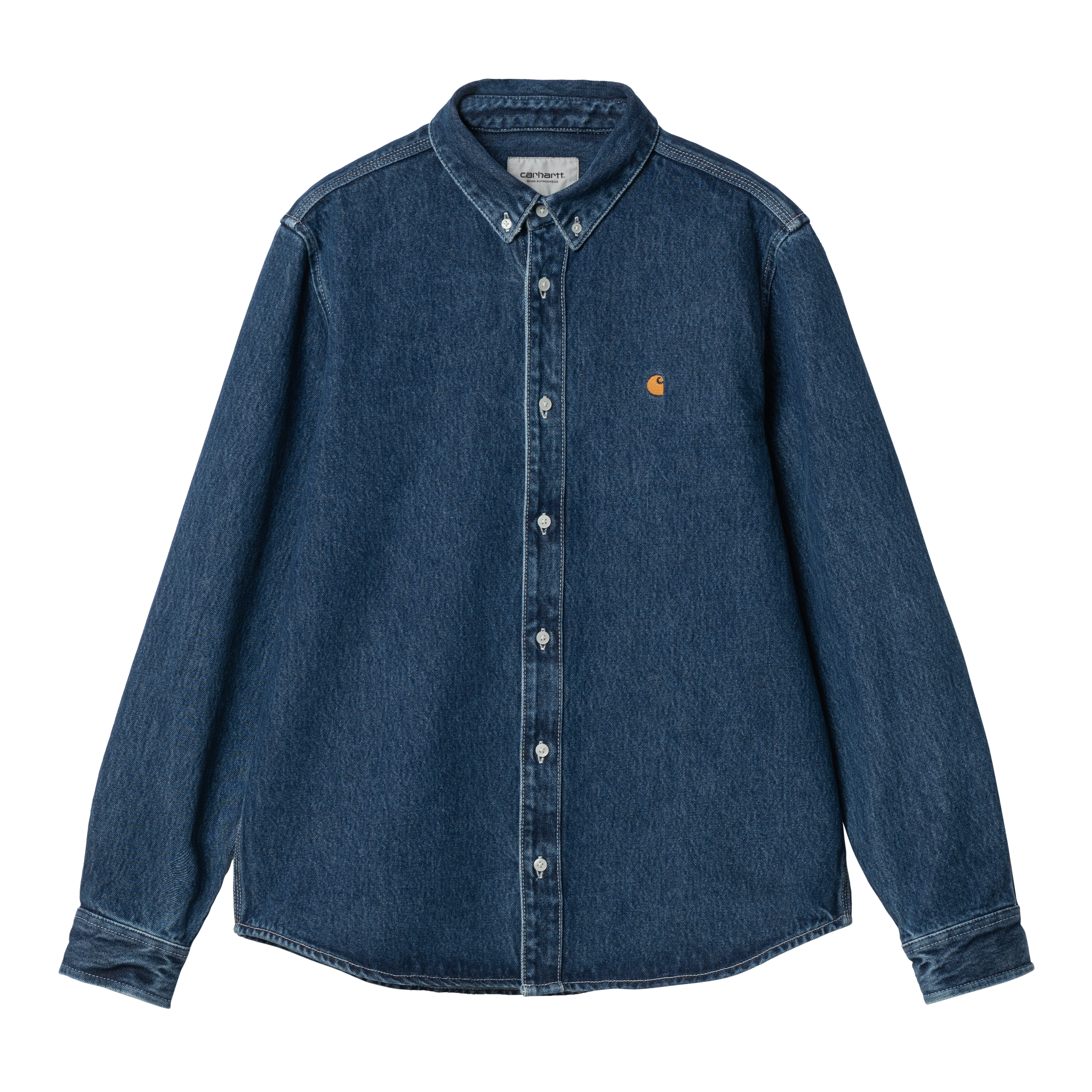 Carhartt WIP Long Sleeve Weldon Shirt in Blau