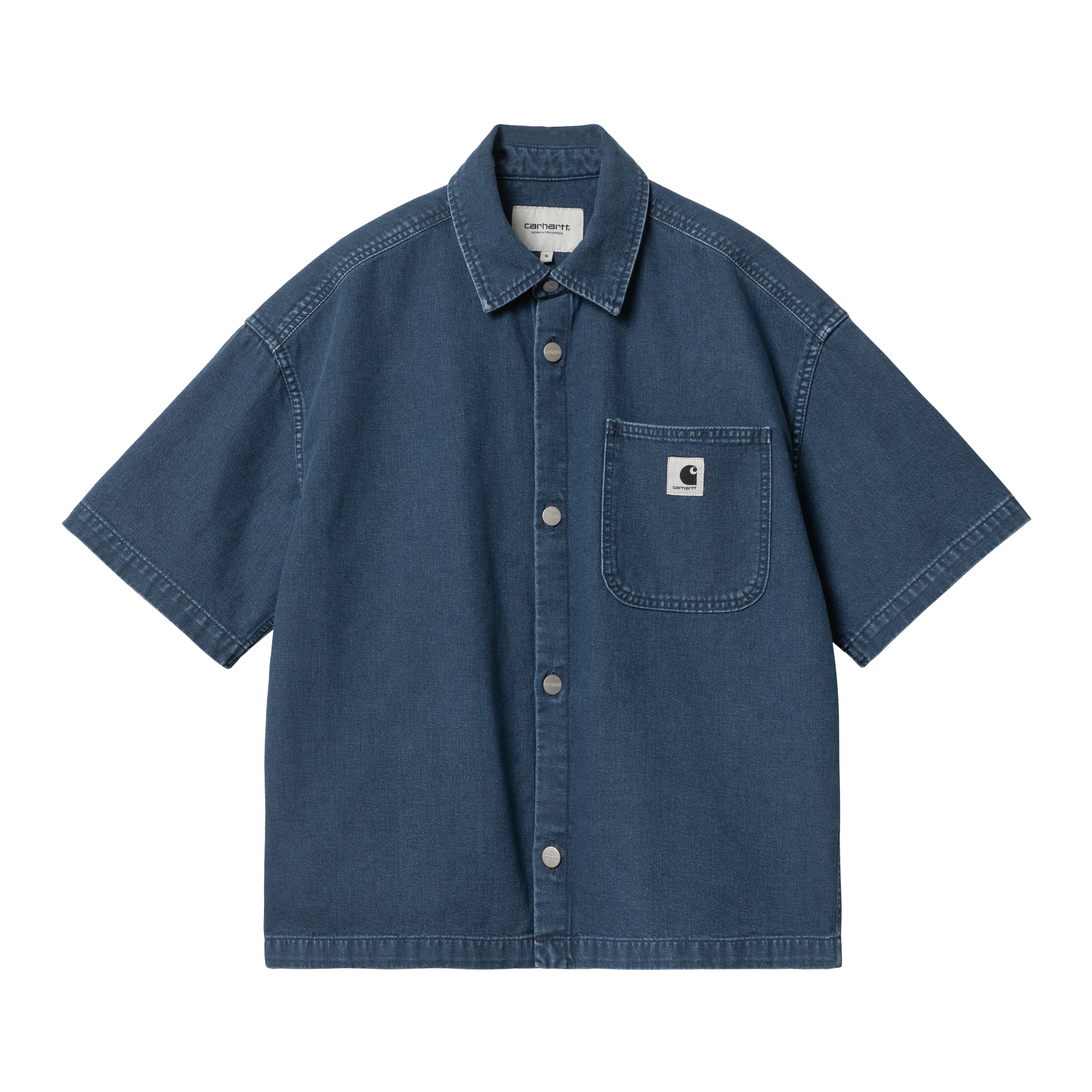 Carhartt WIP Women’s Short Sleeve Lovilia Shirt in Blau