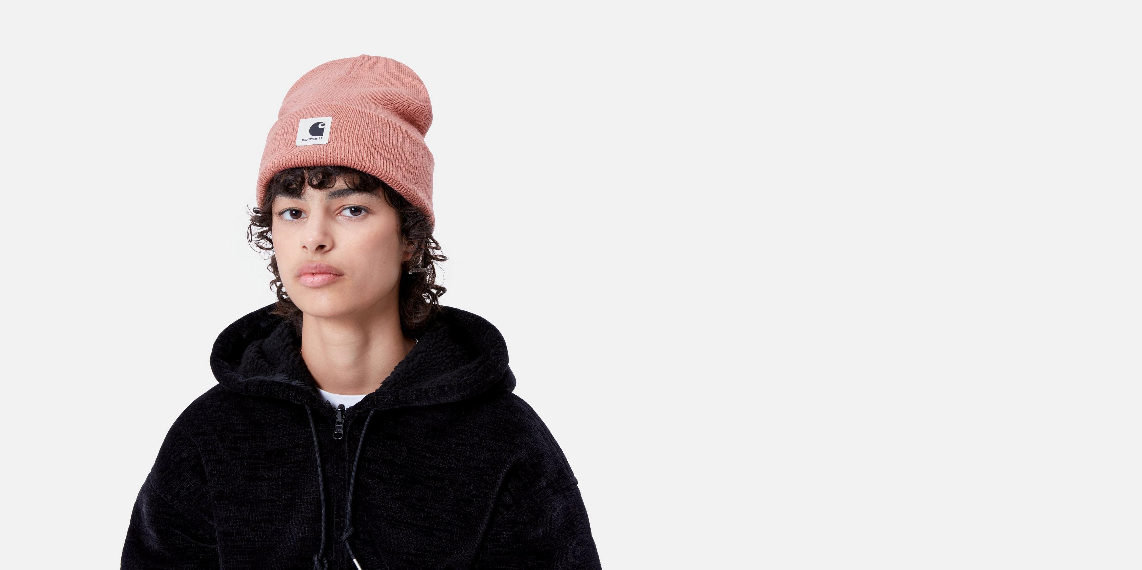 【CARHARTT WIP】24fw ASHLEY BEANIE ビーニー Carhartt WIP Ashley Beanie, Dusty Rose | Official Online Store